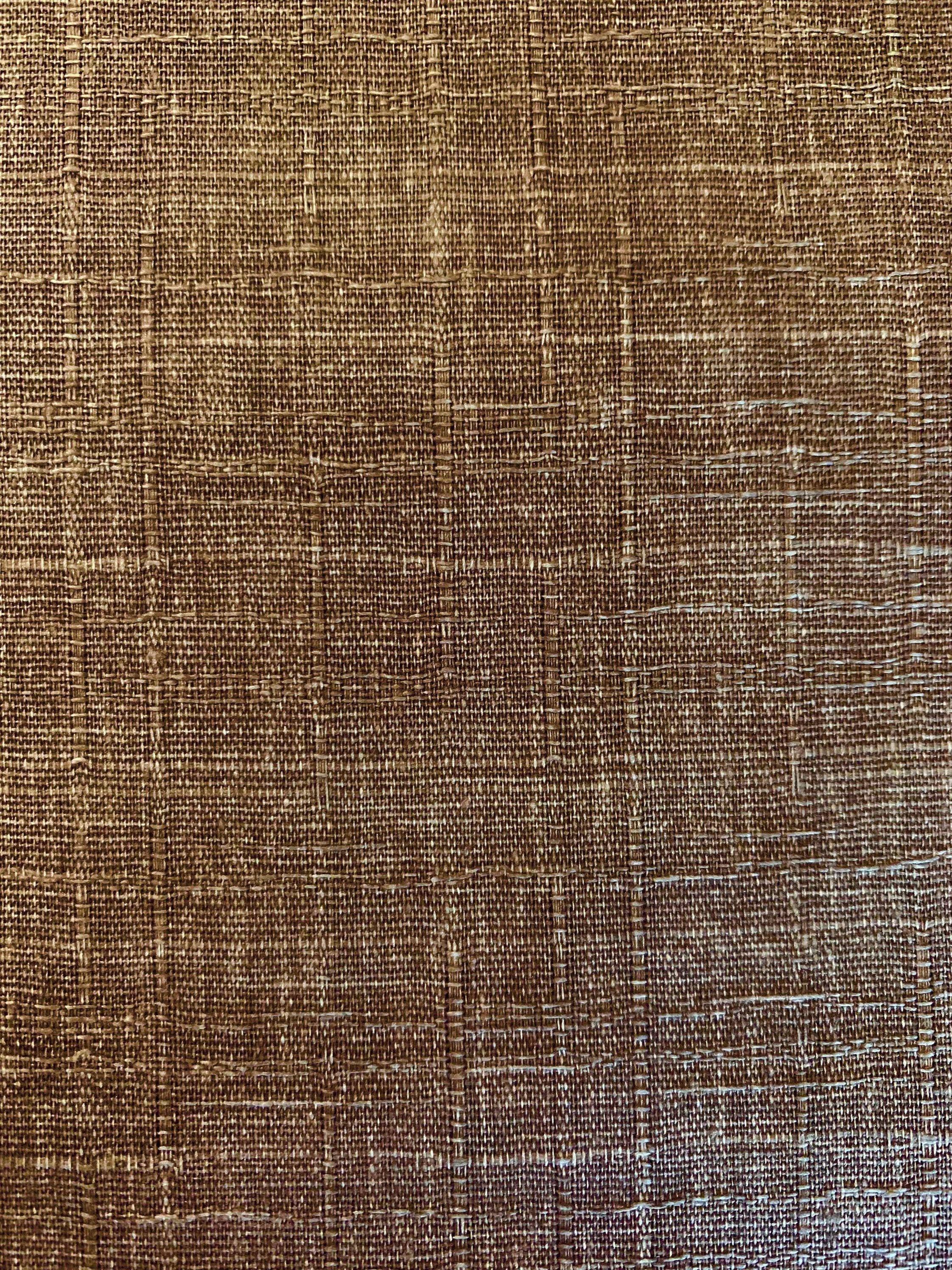 Sevenberry - Solid Color Cotton Dobby - Tea Brown