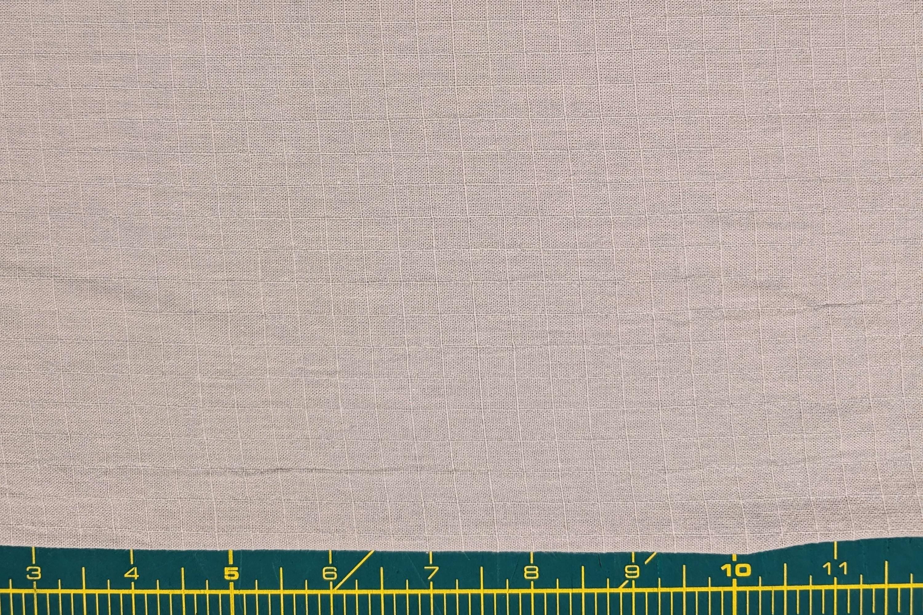 NEW Soft Gridded Dobby Cosmo Japanese cotton linen fabric AD-5747 81 light gray