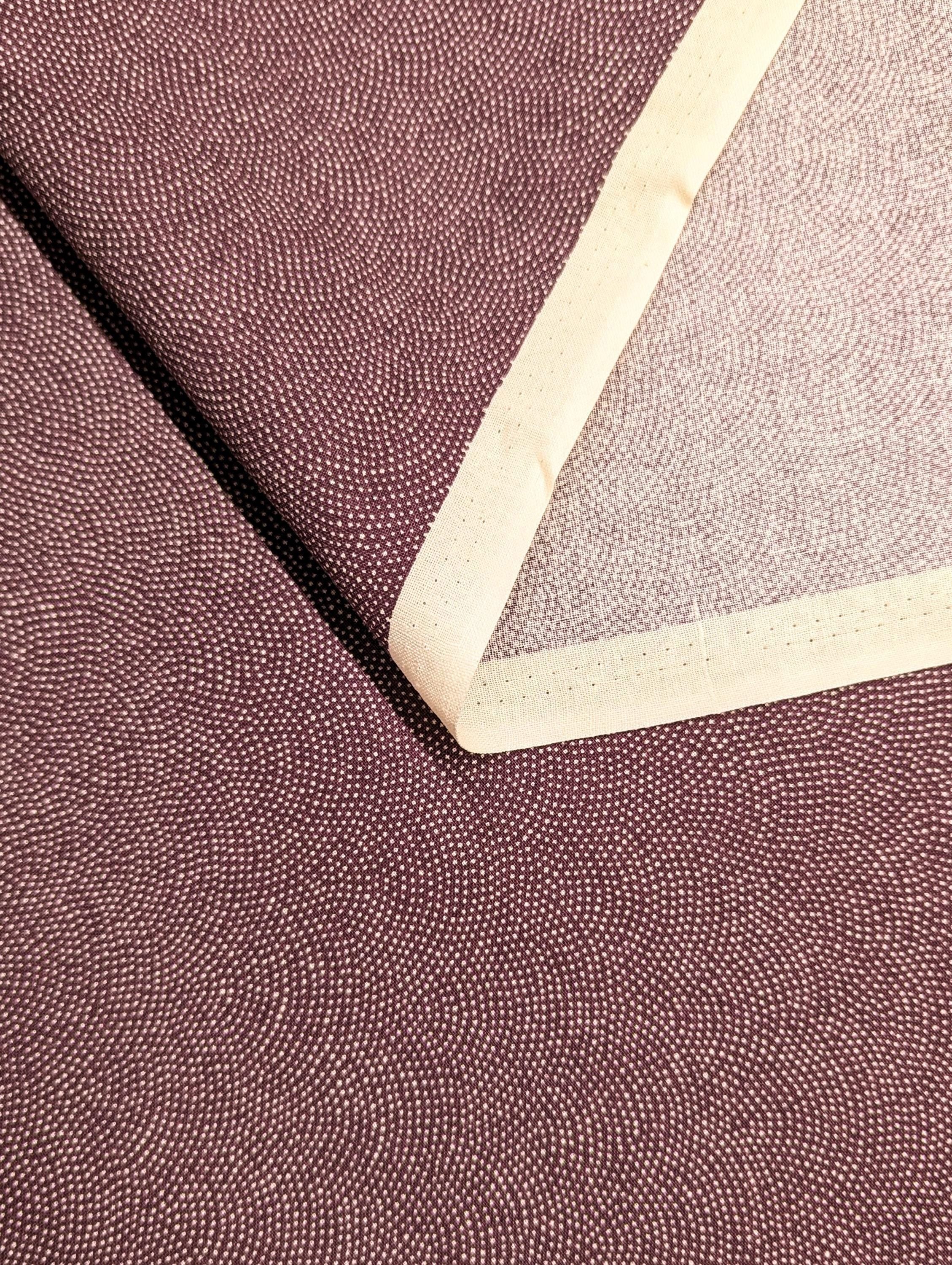 Sevenberry - Same-Komon (Shark Skin) Cotton Fabric - Purple