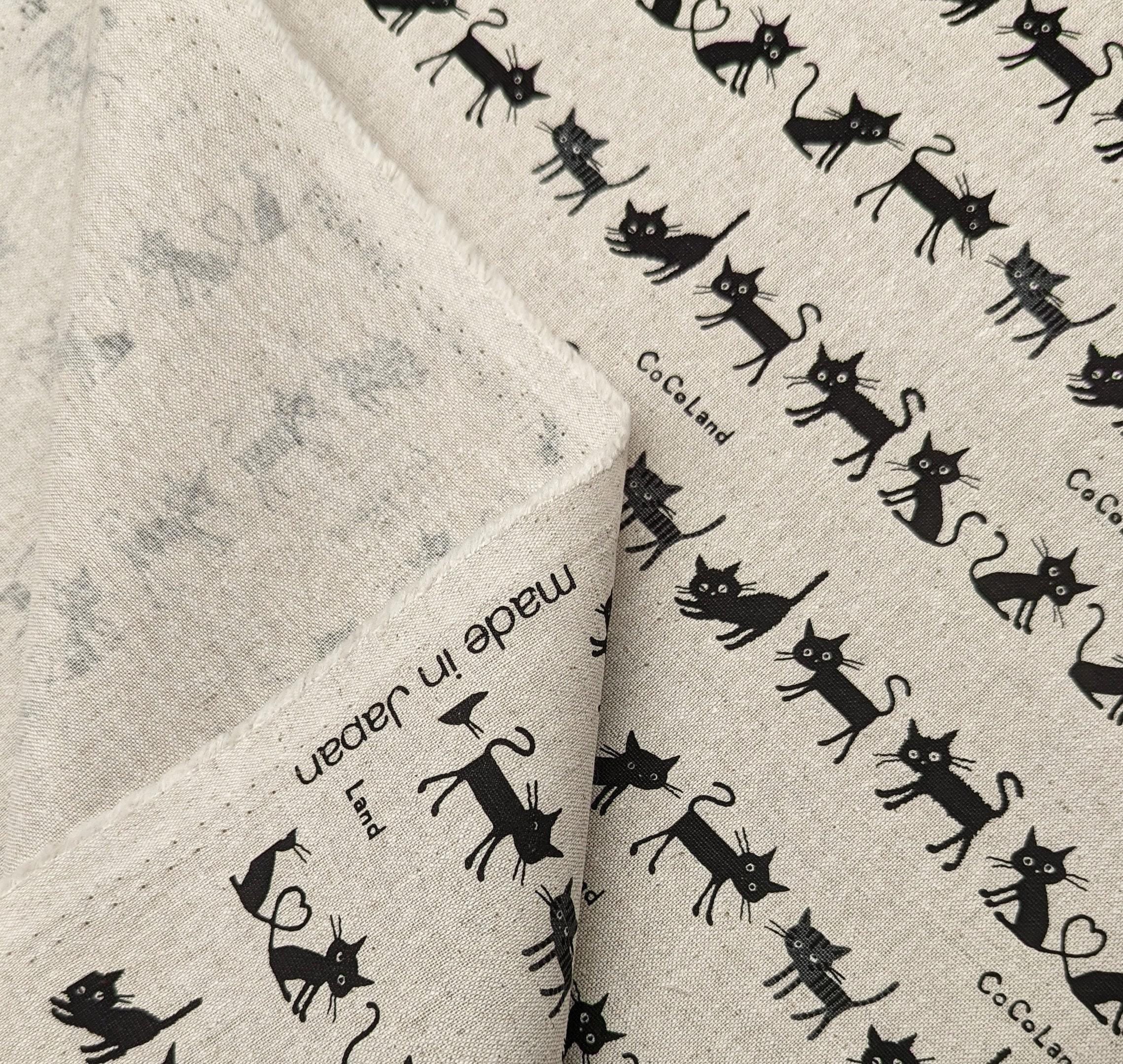 Hishiei - Cocoland Mini Cat Cotton/Linen Oxford - Beige