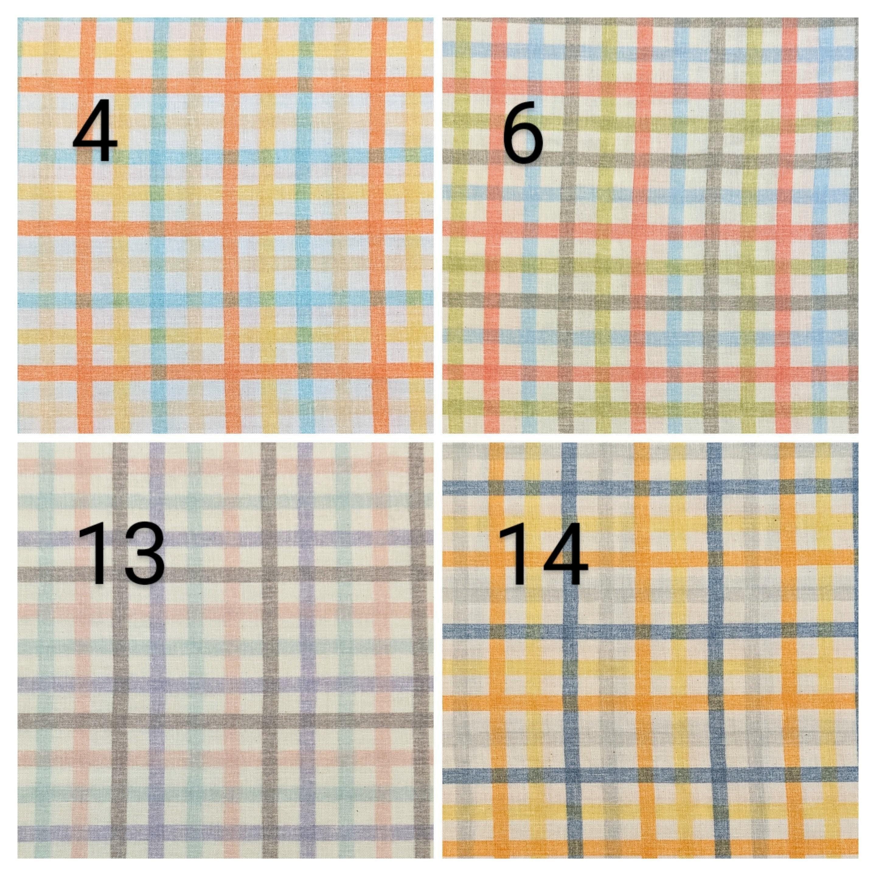 Sevenberry - Plaid Cotton Double Gauze - Black Purple Pink
