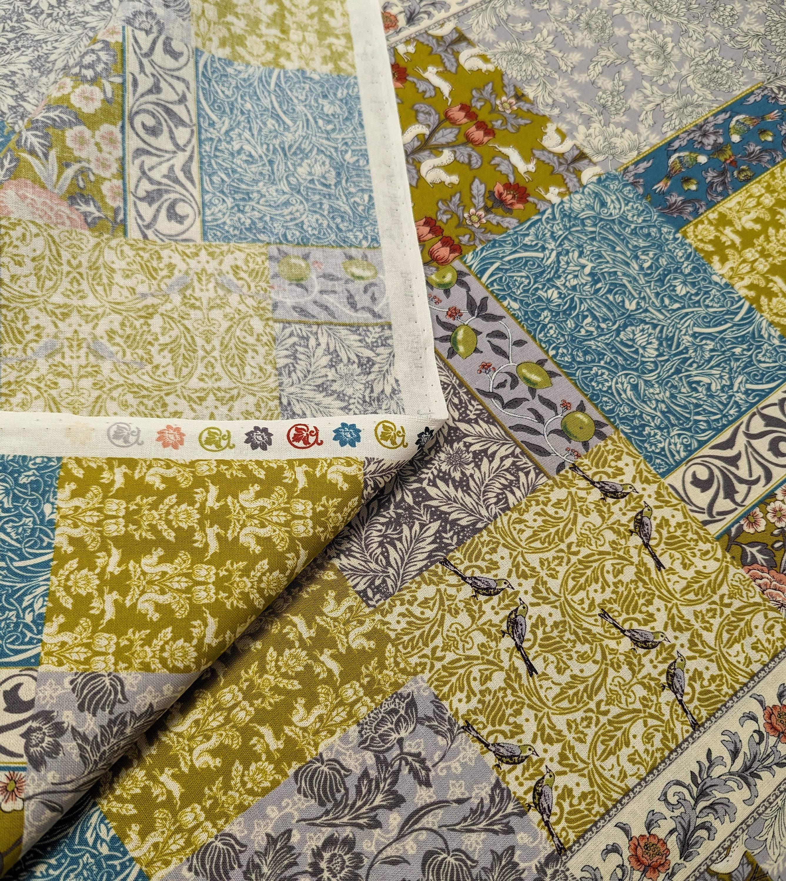 Senyo - Patchwork Garden Cotton Fabric - Summer