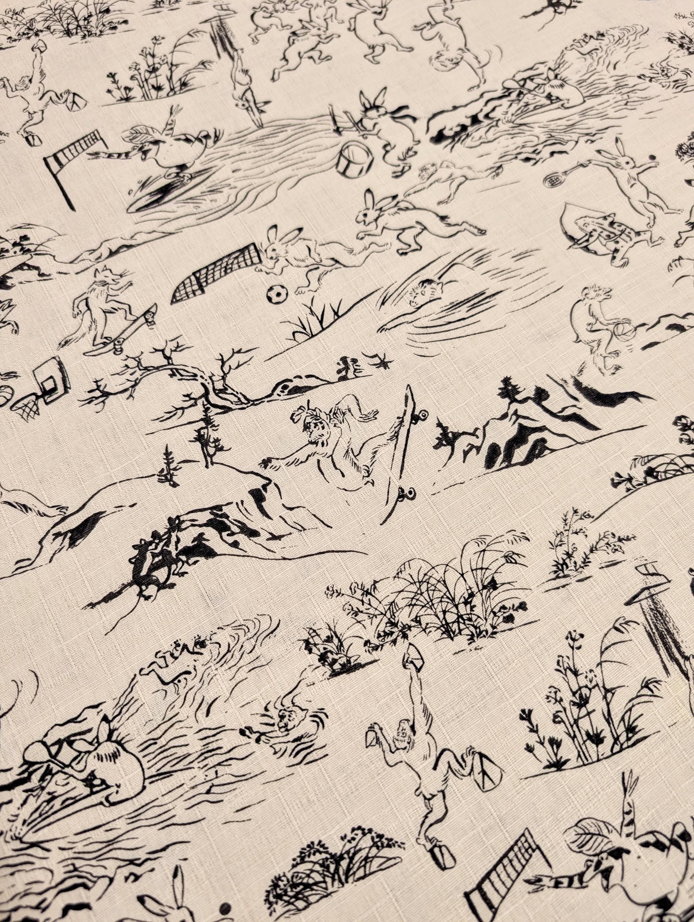 Hokkoh - Sports Day Animals Cotton Dobby - Beige