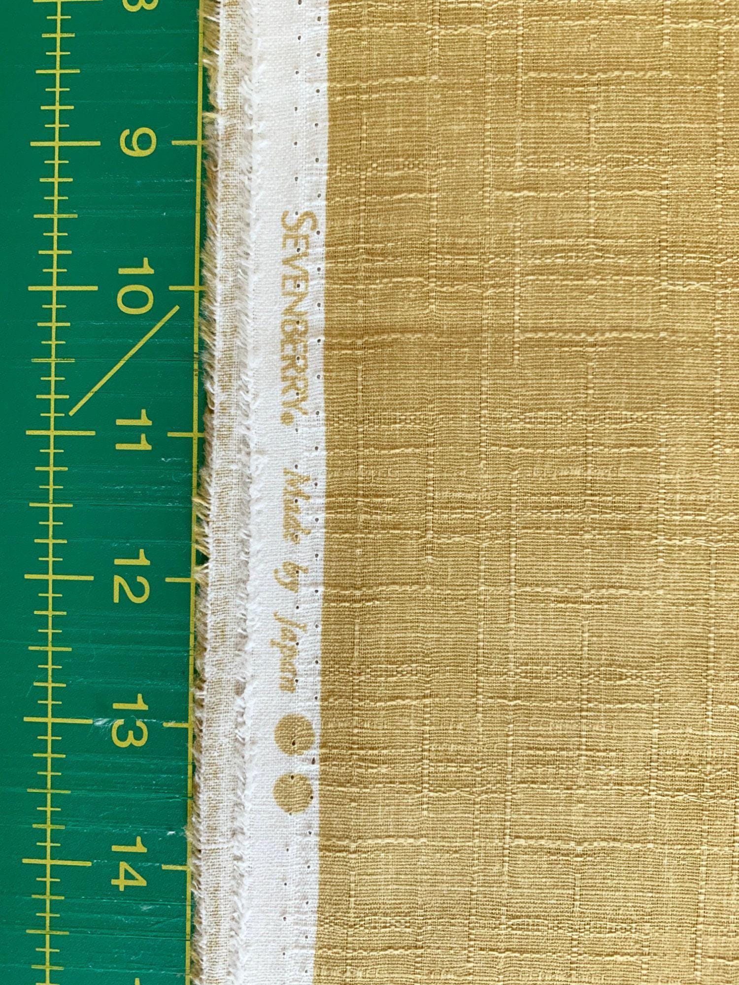 Sevenberry - Solid Color Cotton Dobby - Maize Yellow