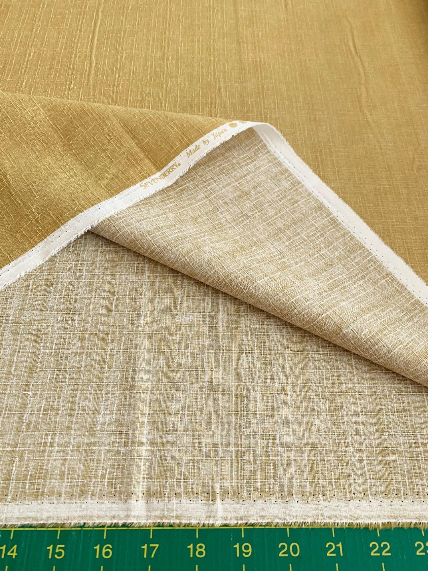 Sevenberry - Solid Color Cotton Dobby - Maize Yellow