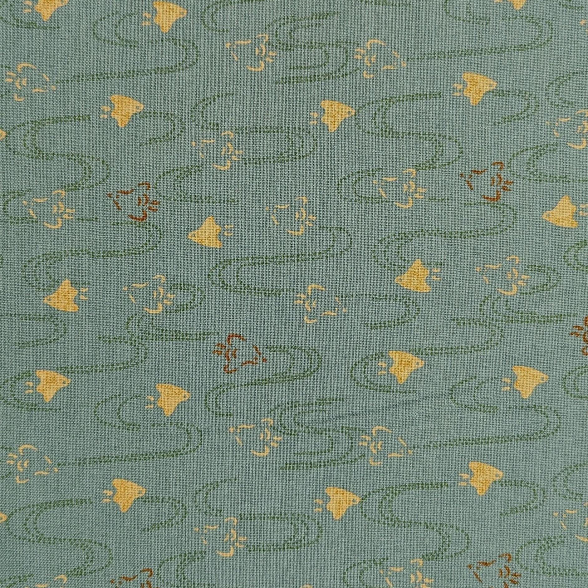 Sevenberry - Chidori Cotton Fabric - Blue
