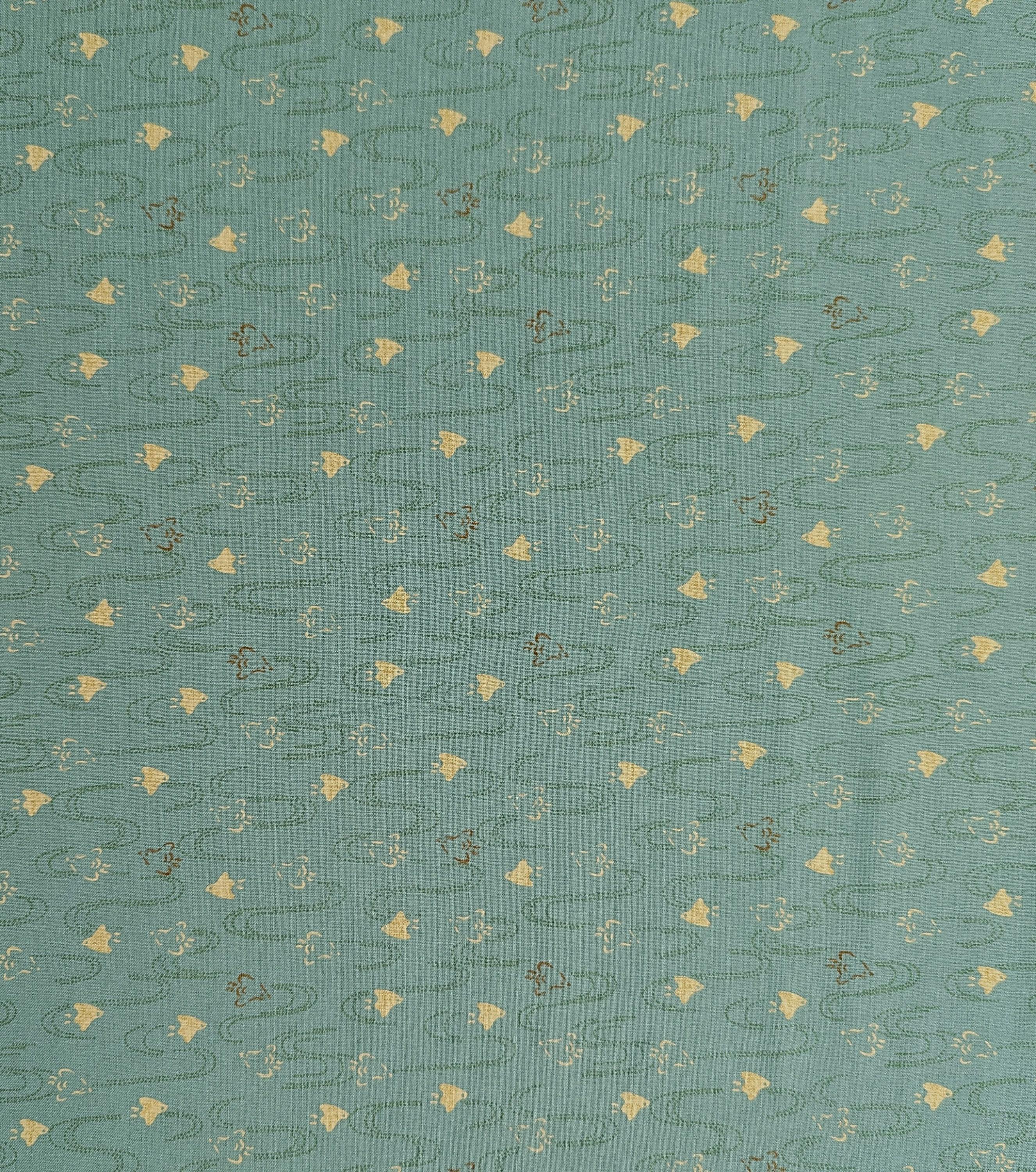 Sevenberry - Chidori Cotton Fabric - Blue