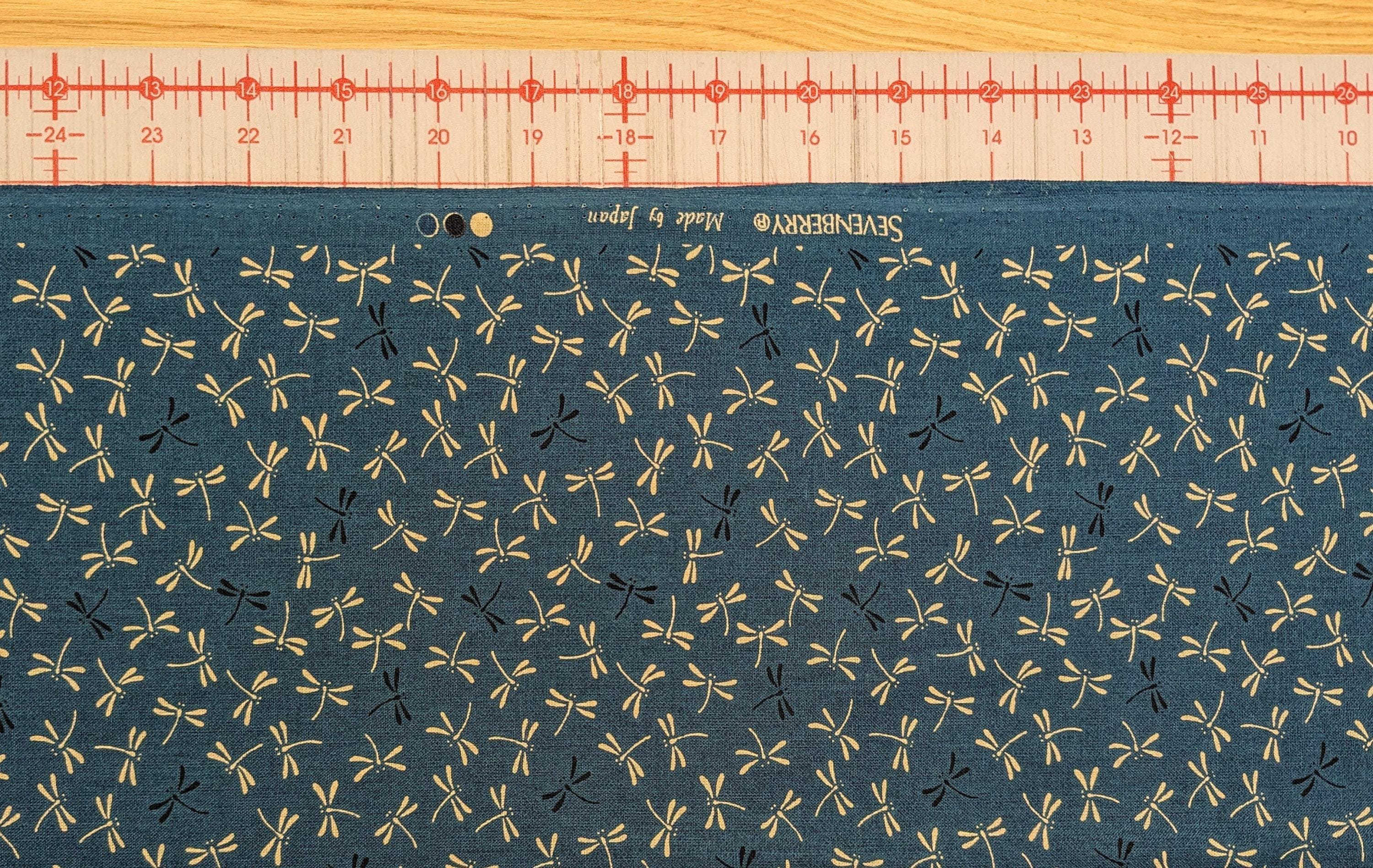 Sevenberry - Dragonflies in Deep Teal Cotton Fabric - Deep Teal