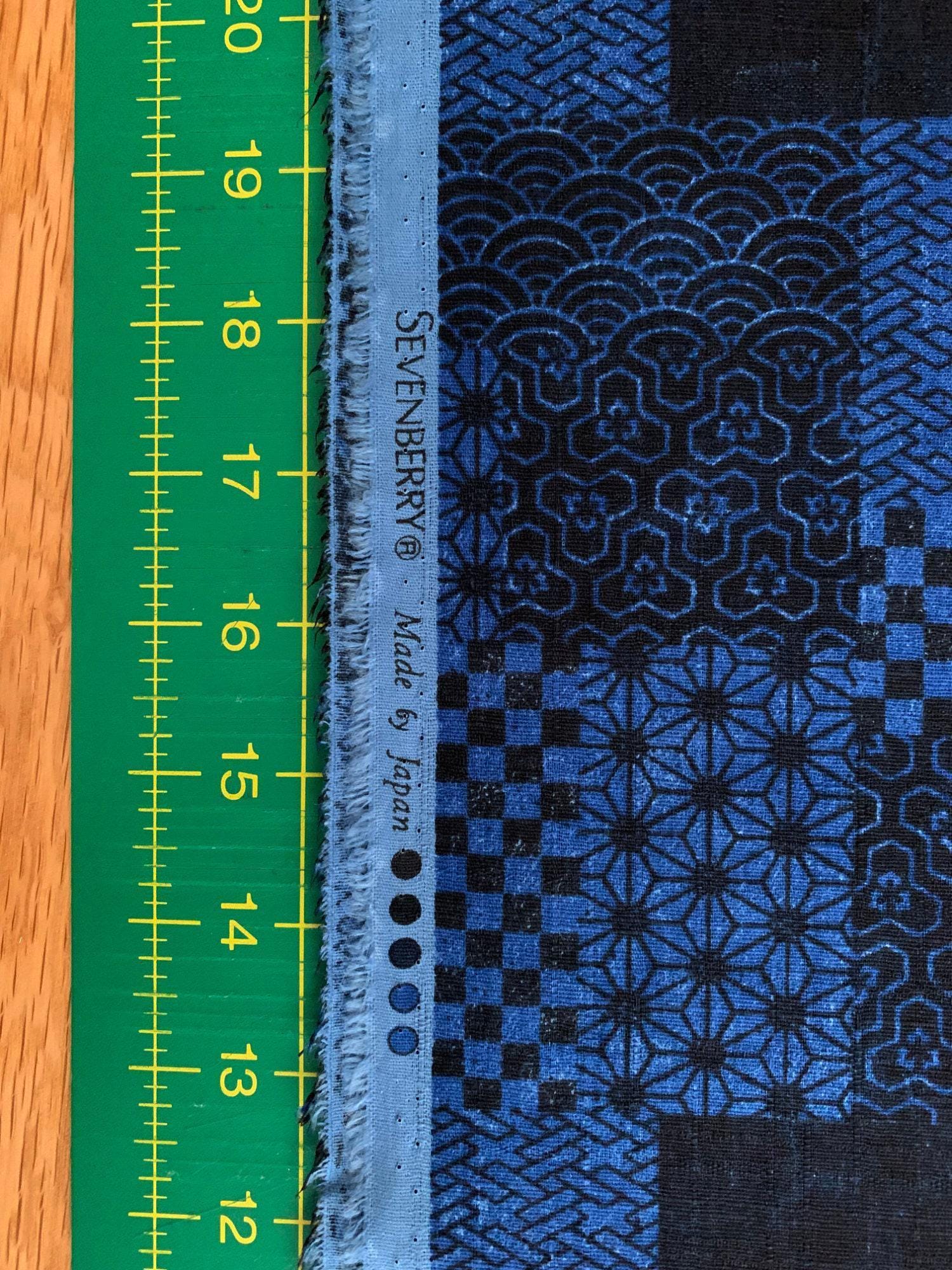 Sevenberry - Patchwork Cotton Dobby - Dark Blue