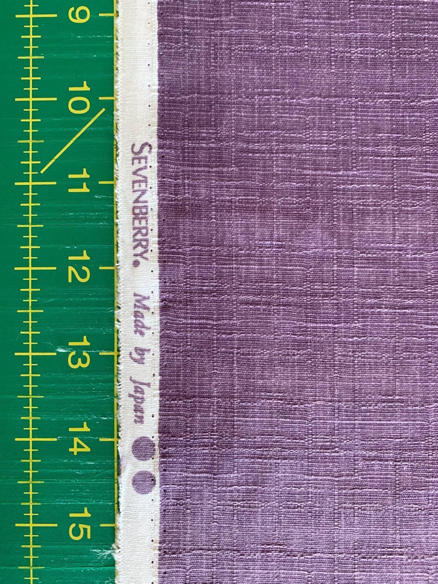 Sevenberry - Solid Color Cotton Dobby - Lavender Purple