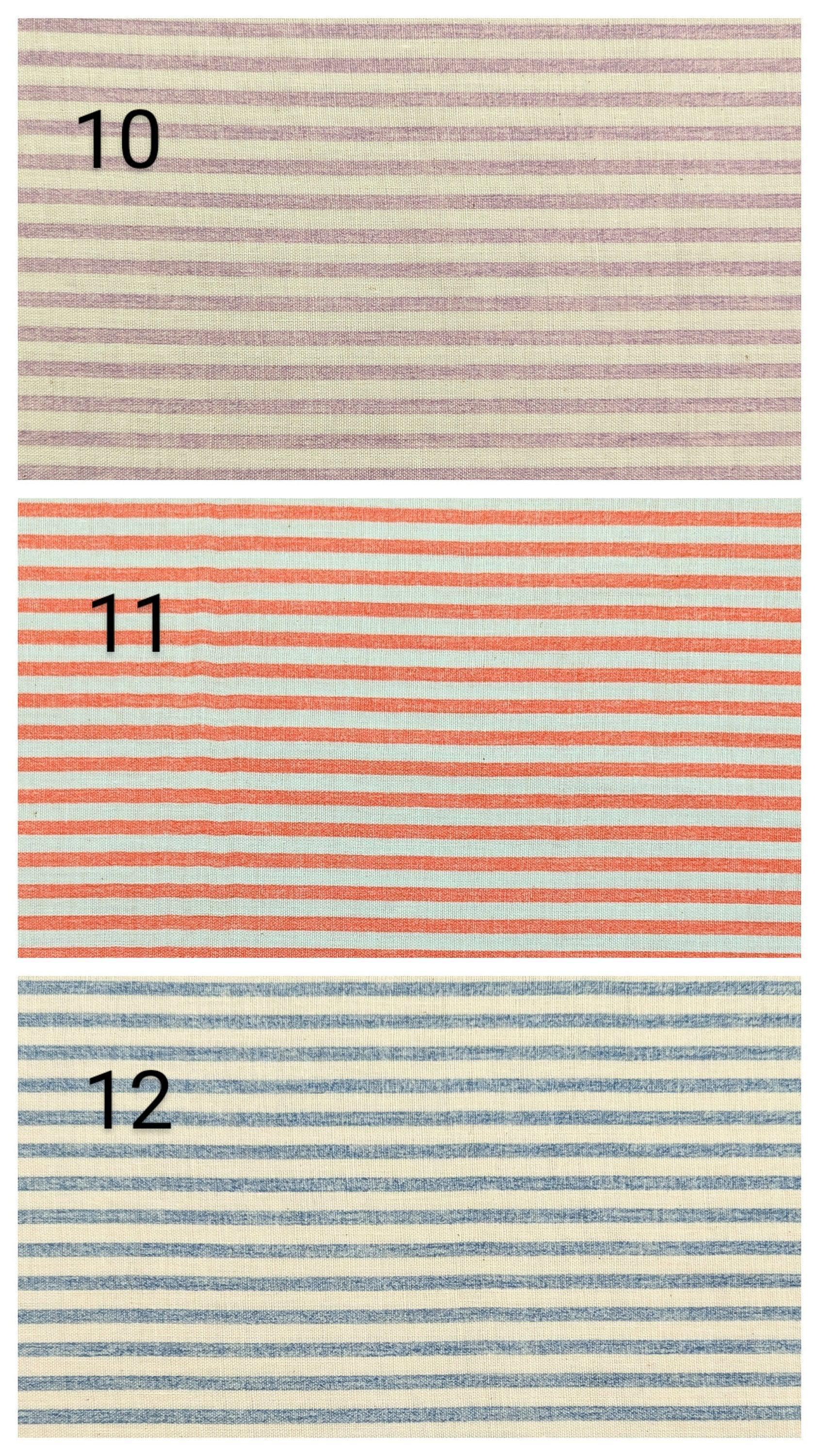 Sevenberry - Striped Cotton Double Gauze Fabric - Purple