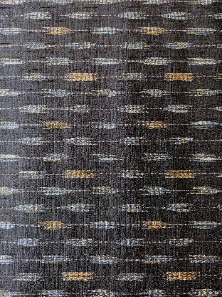 Morikiku - Arrows Cotton Dobby - Black