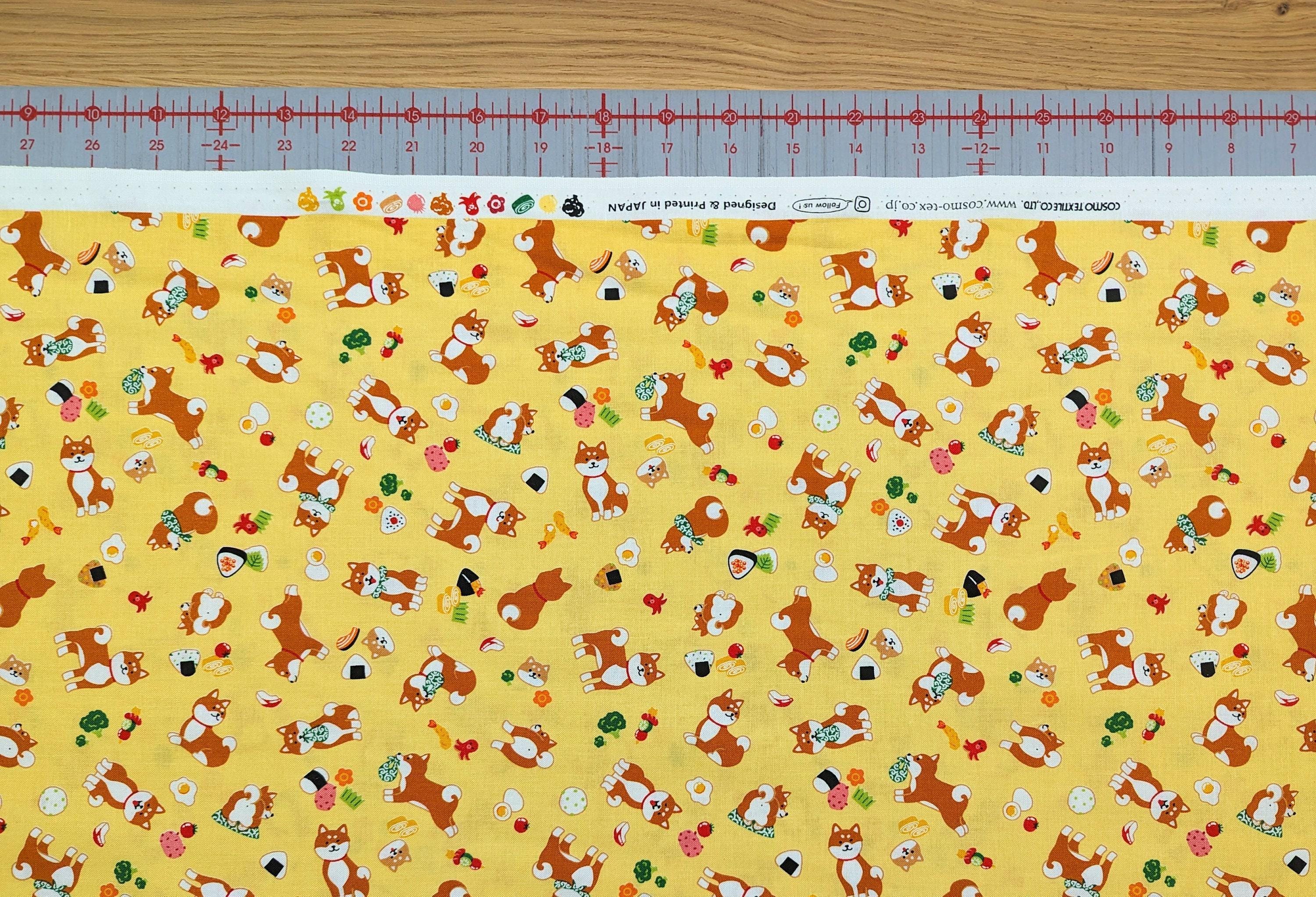 Cosmo - Lunch Time Shiba Cotton - Yellow