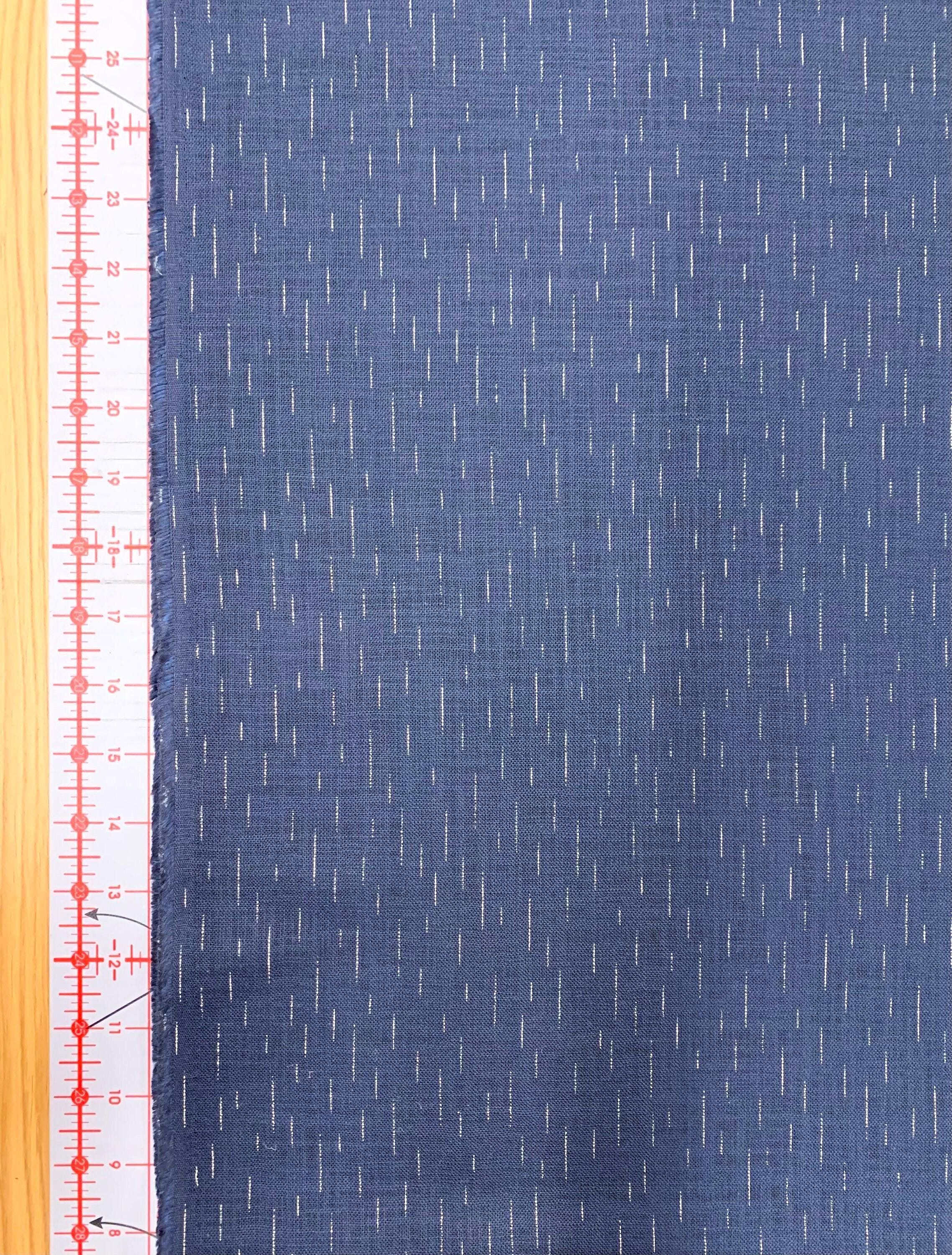 Sevenberry - Rain Cotton Fabric - Navy Blue