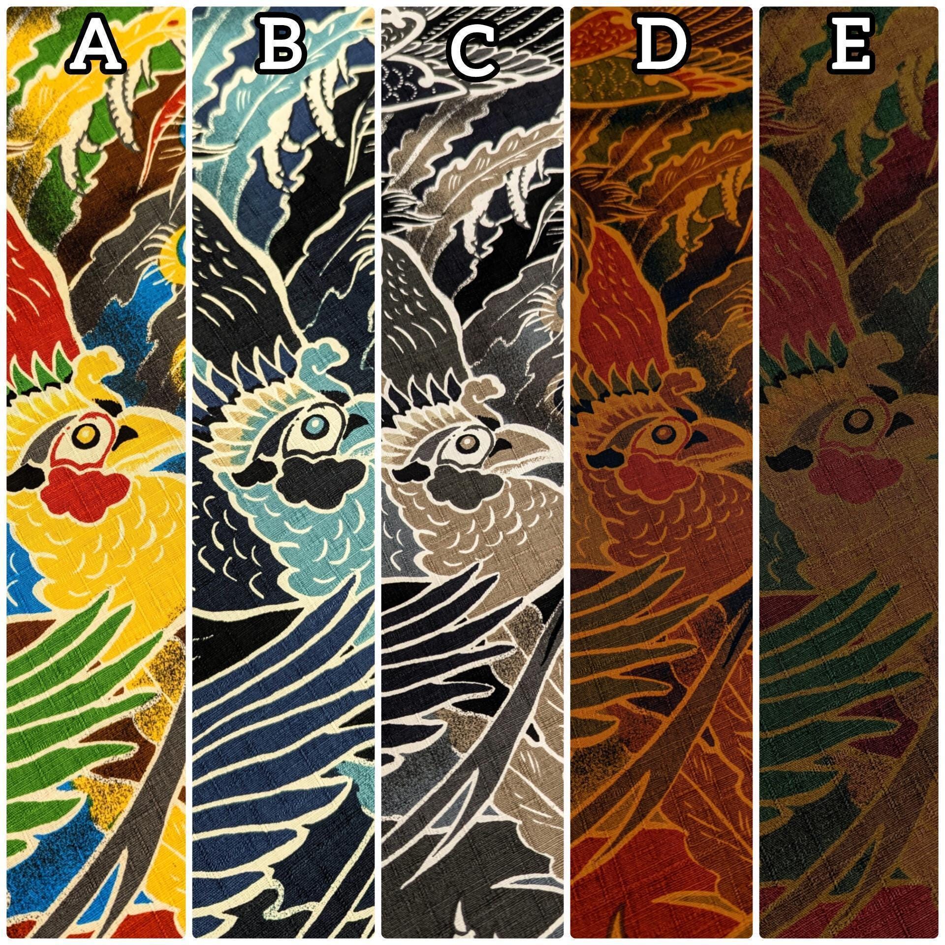 Kobayashi - Rising Phoenixes Cotton Dobby - Rainbow