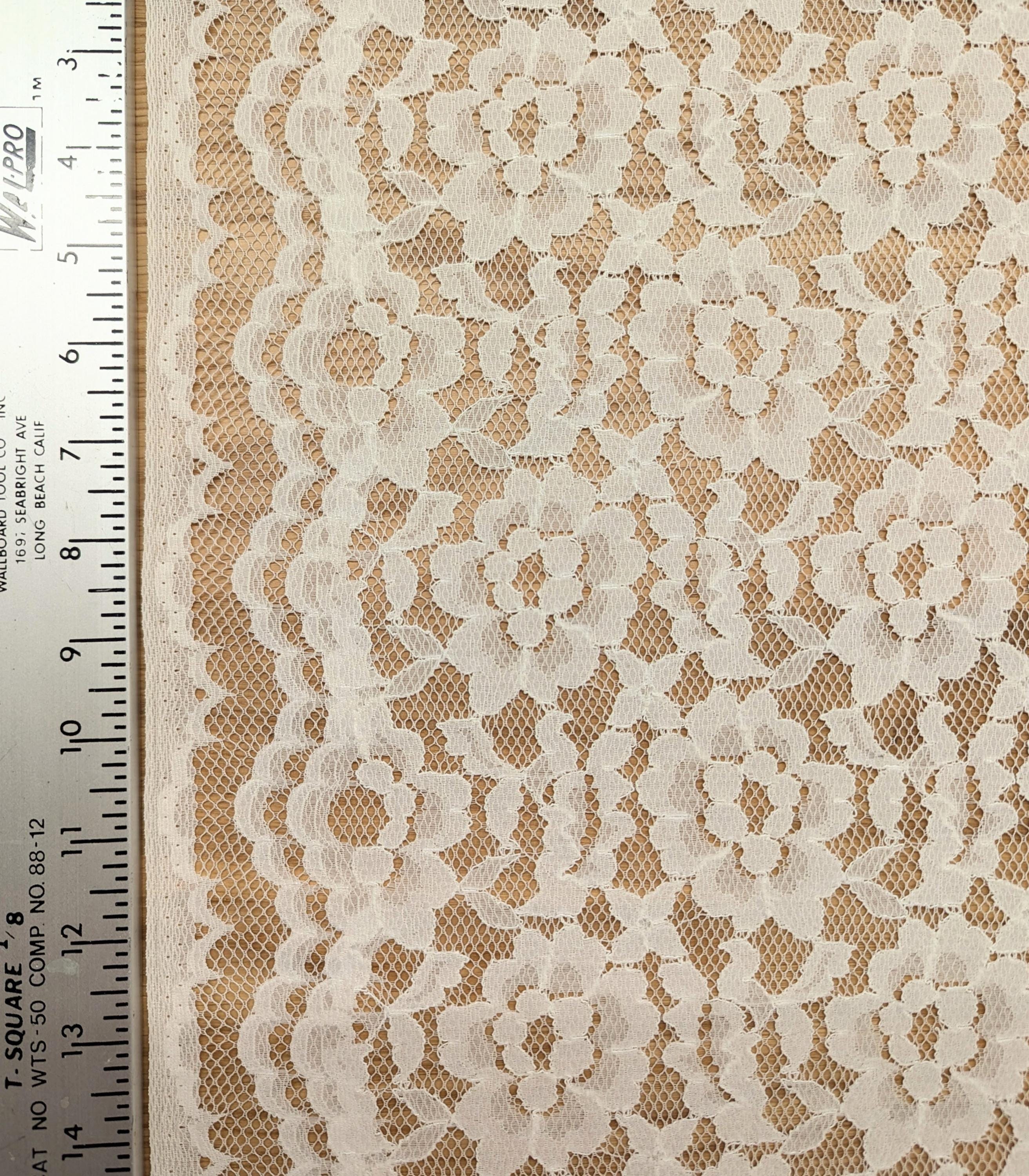 Japanese Flowered Lace 42866-2 white