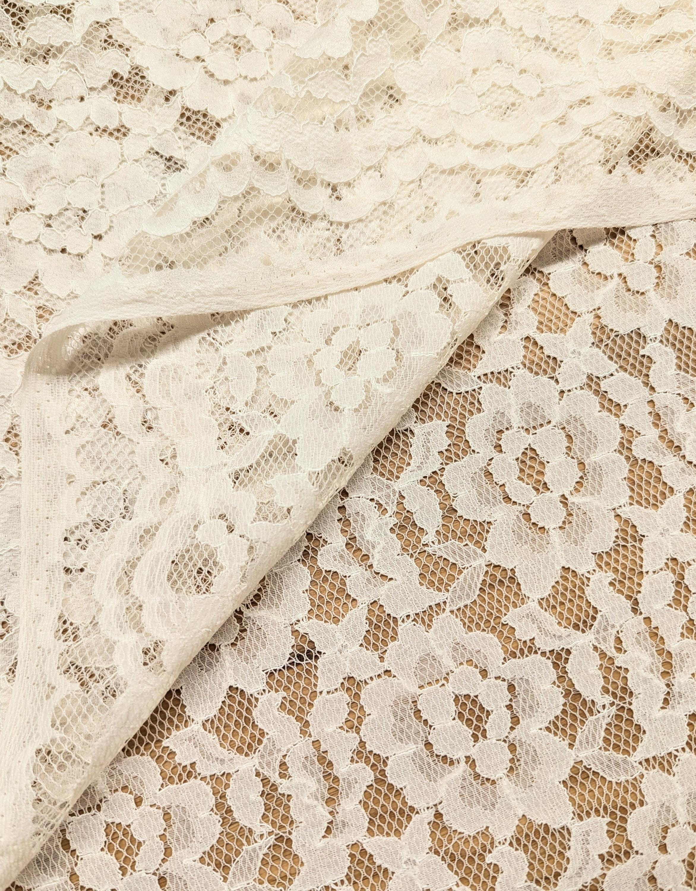 Japanese Flowered Lace 42866-2 white