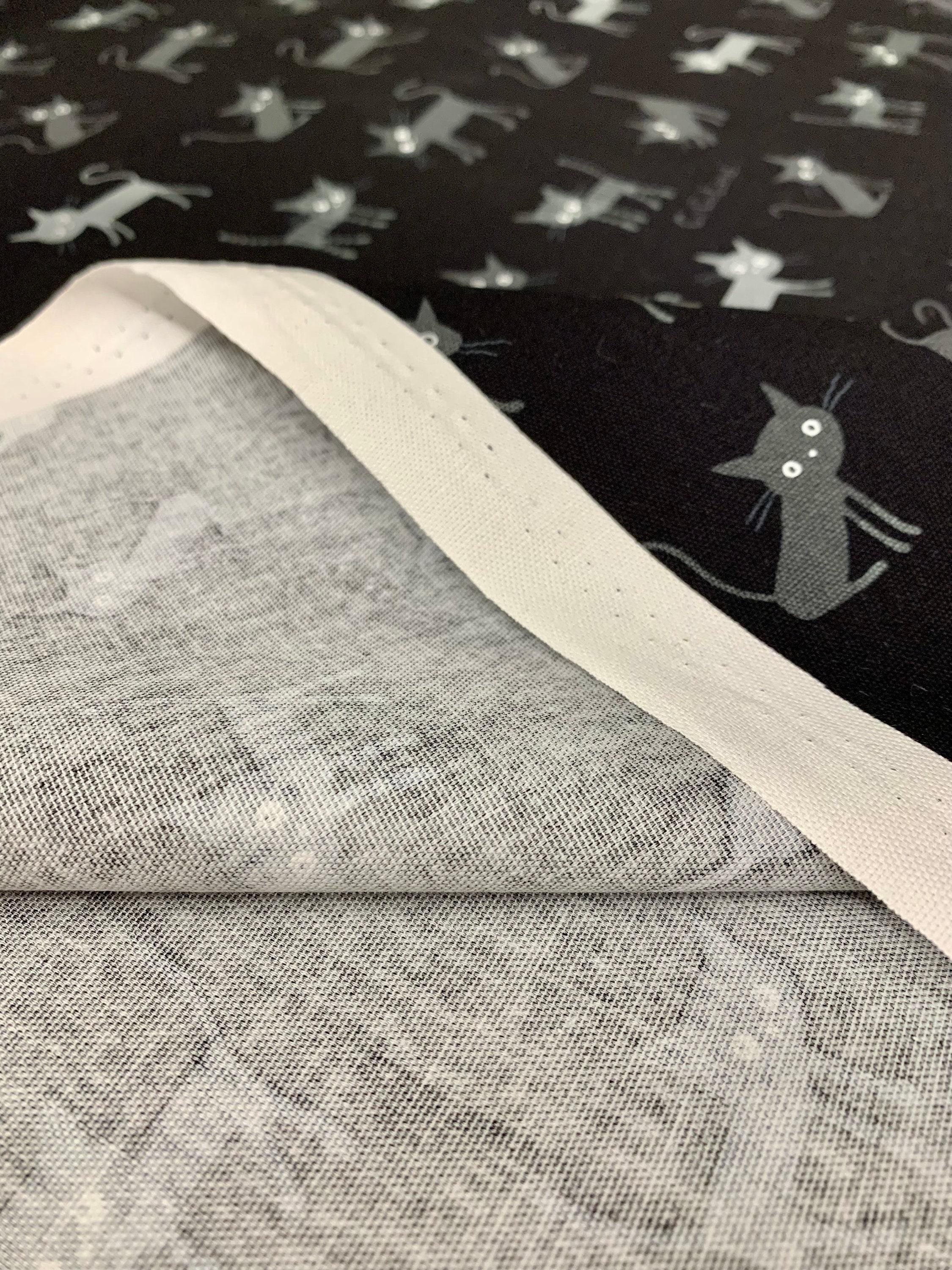 Hishiei - Cocoland Medium Cats Cotton Oxford - Black