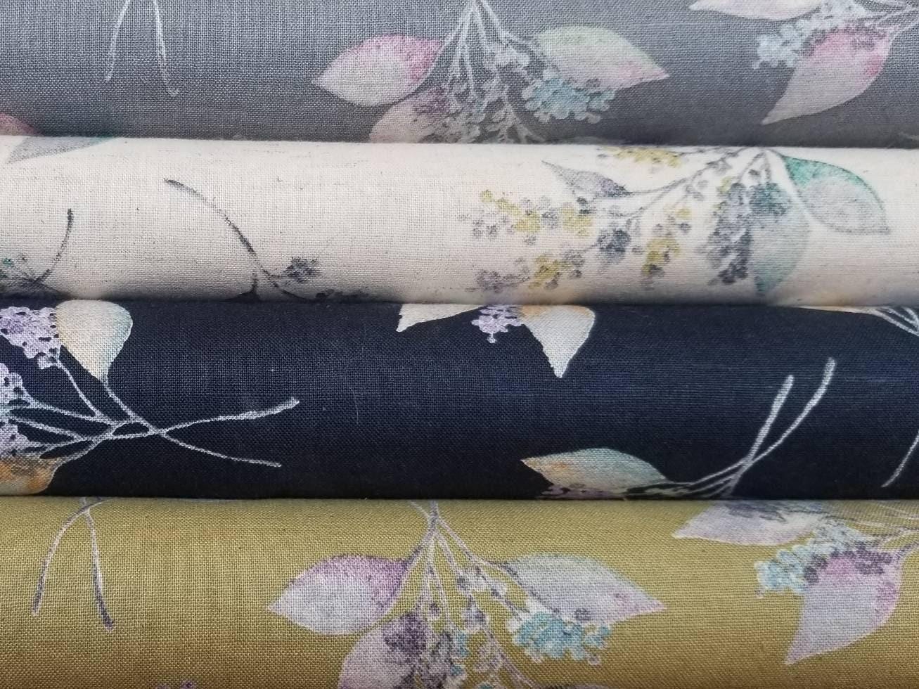 Koizumi - Momen-T Flowers Cotton/Linen - Green