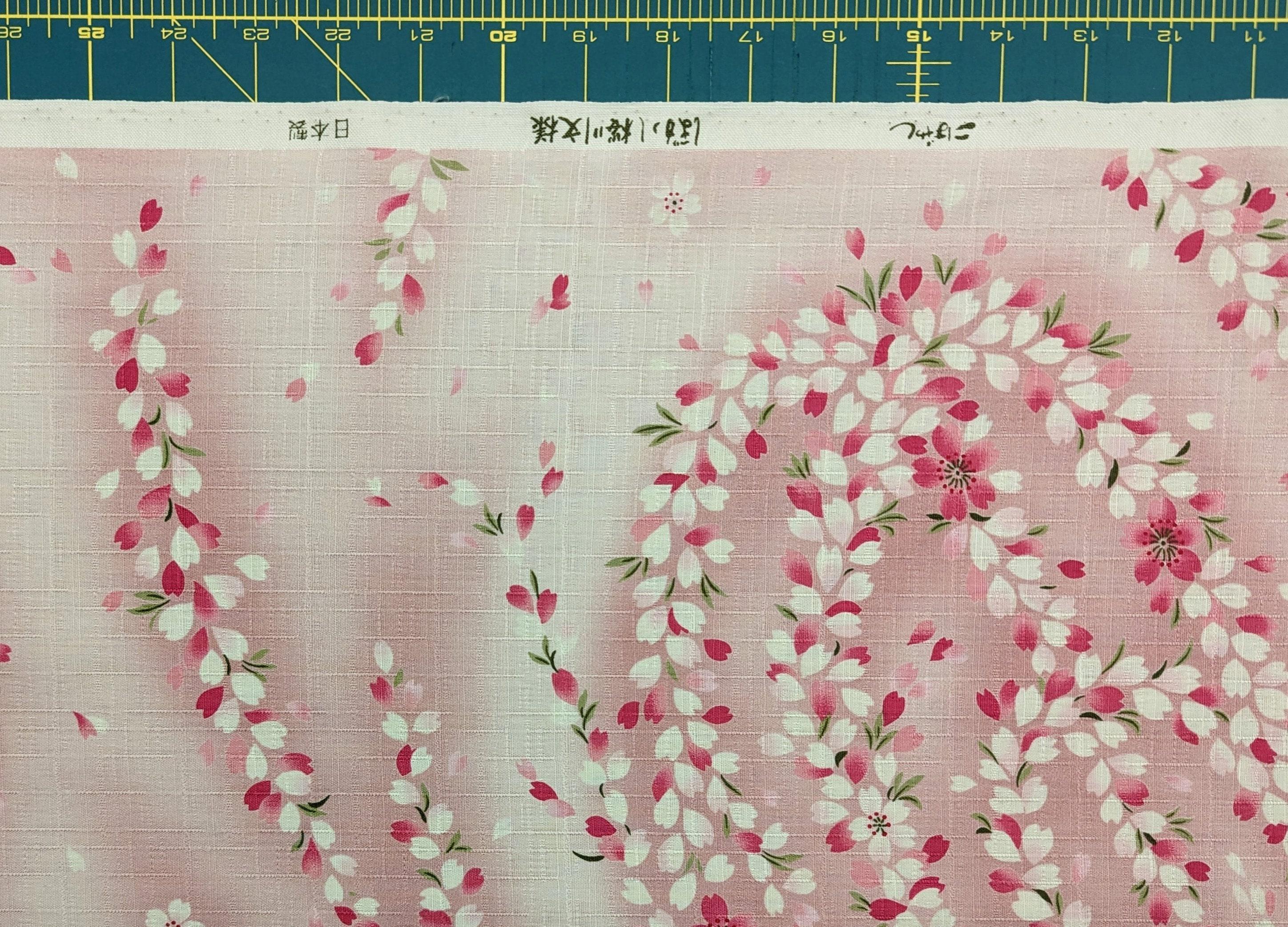 Kobayashi - Breezy Cherry Blossoms Cotton Dobby - Pink