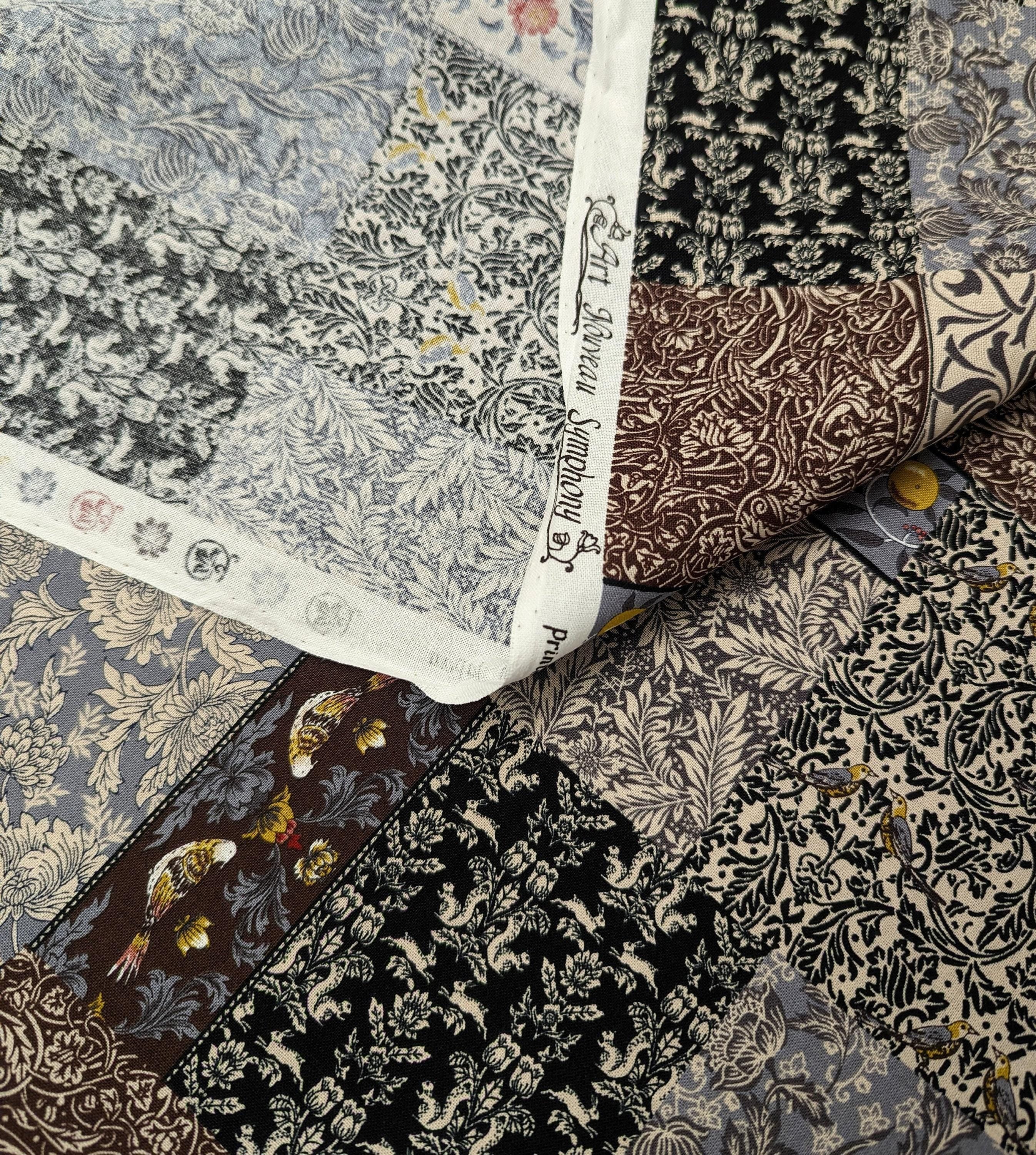 Senyo - Patchwork Garden Cotton Fabric - Winter