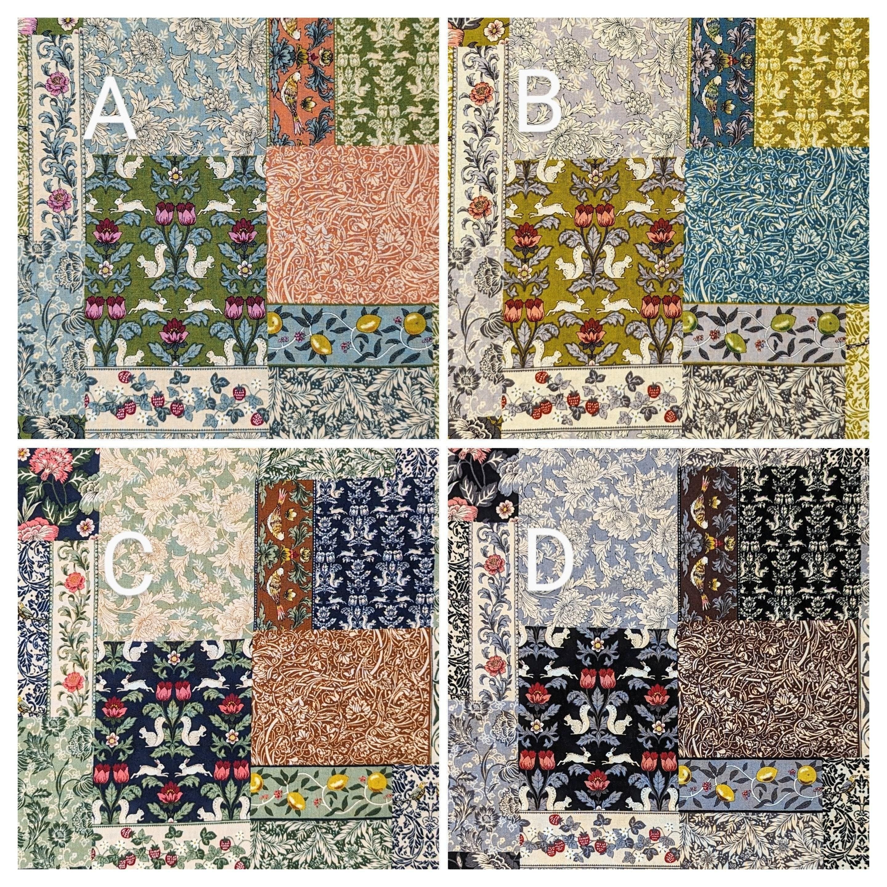 Senyo - Patchwork Garden Cotton Fabric - Winter