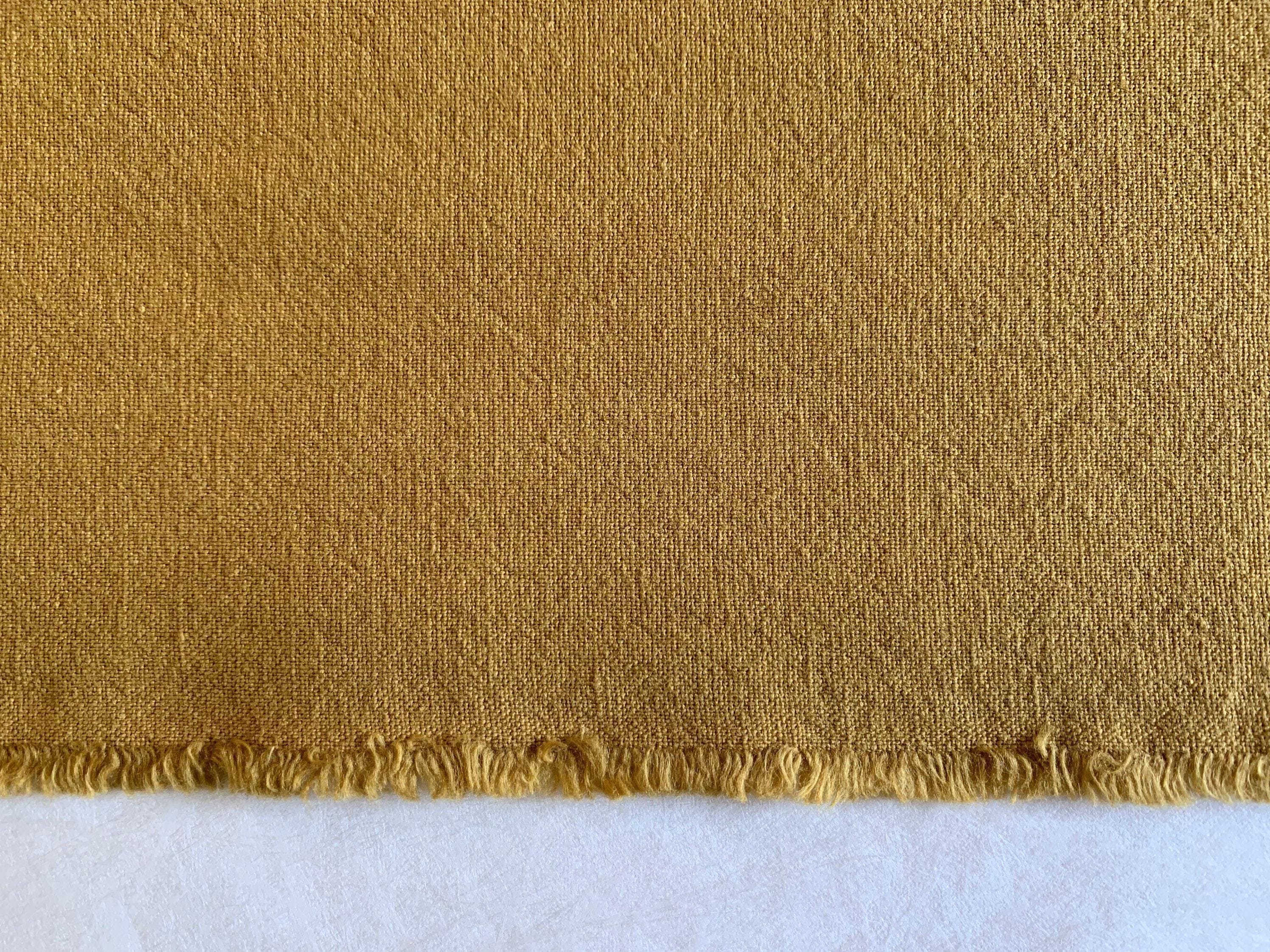 Cosmo - Cotton/Linen Blend Canvas - Mustard Yellow