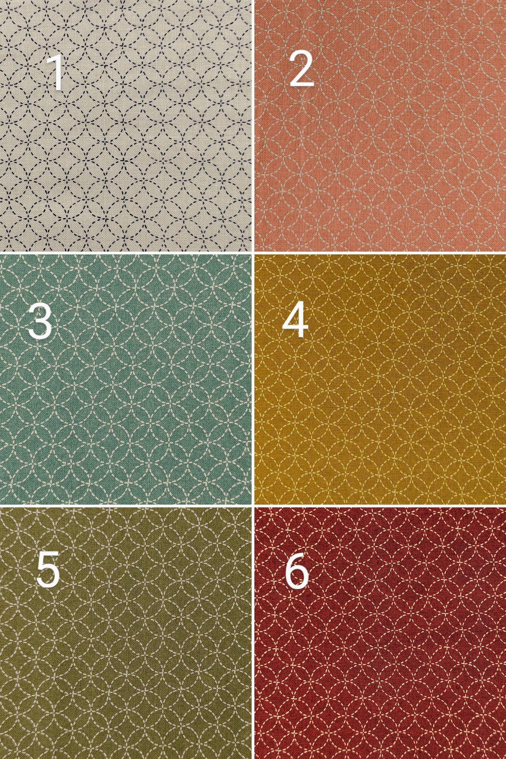 Sevenberry - Small Shippo Cotton Fabric - Black