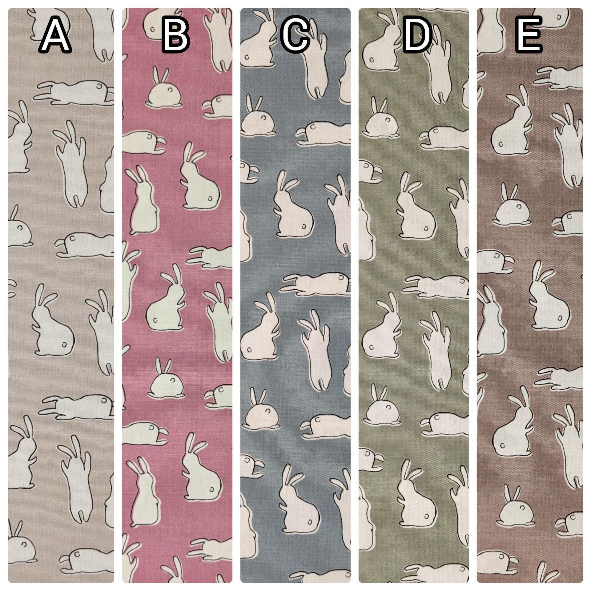 Hishiei - White Rabbits Cotton Oxford - Blue
