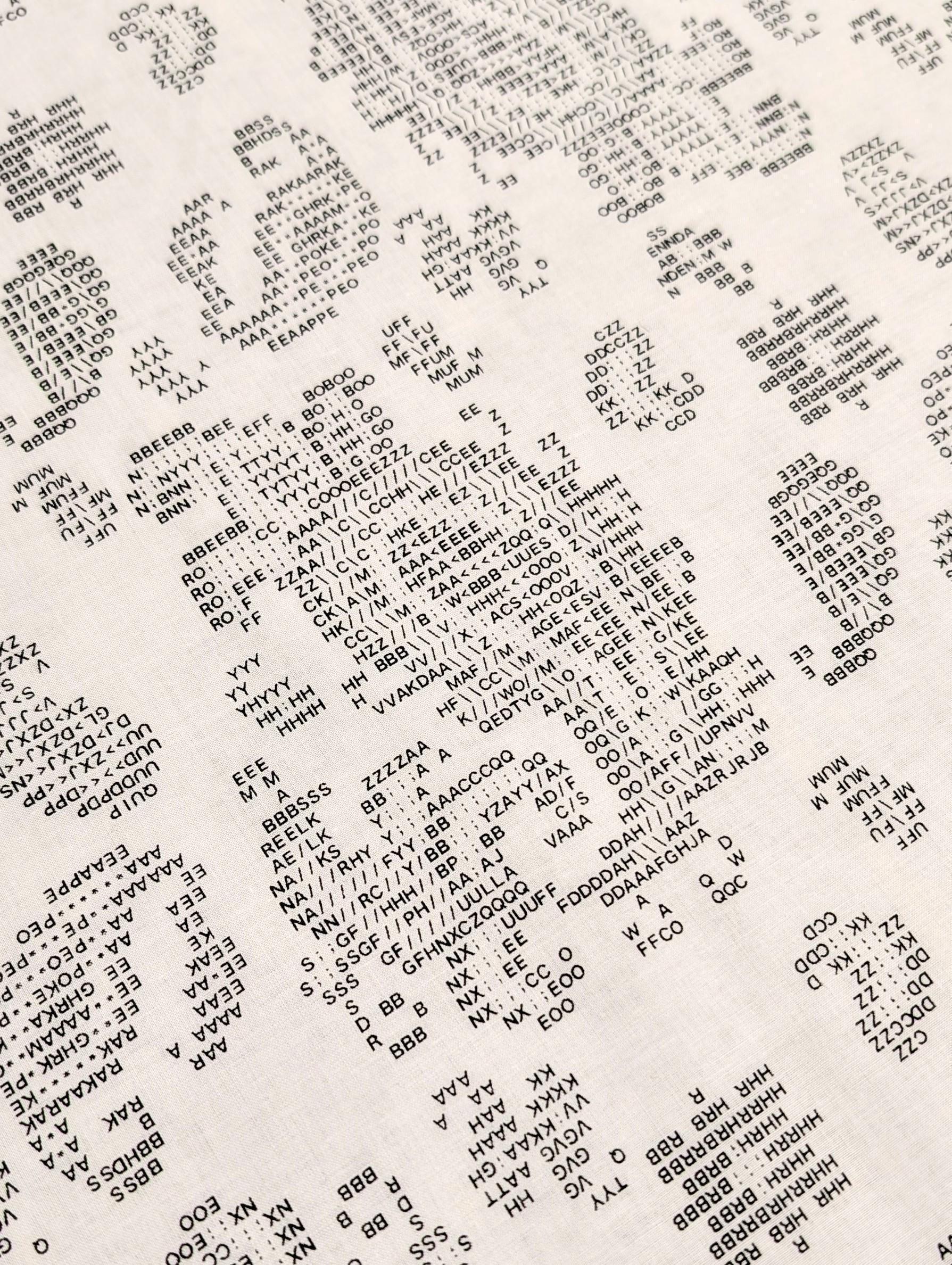 Hokkoh - Coded Paisley Cotton Lawn - White