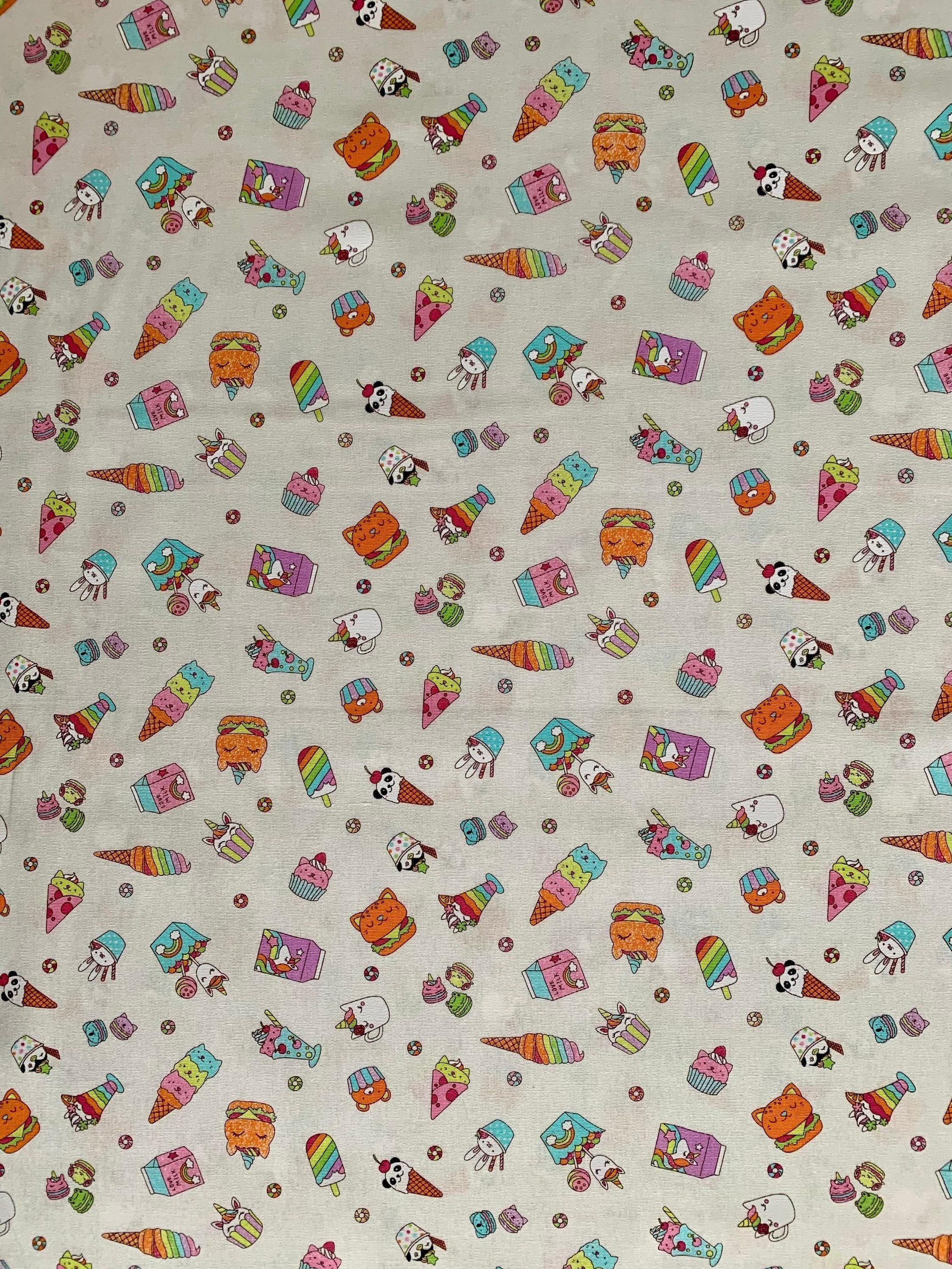 Senyo - Nice Life Snack Animals Cotton Fabric - Beige