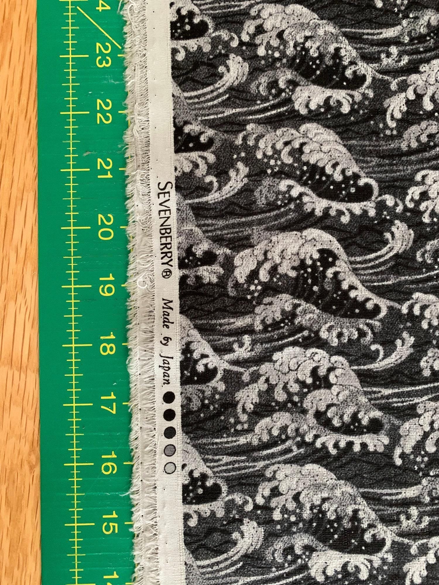 Sevenberry - Ocean Waves Cotton Dobby - Dark Gray