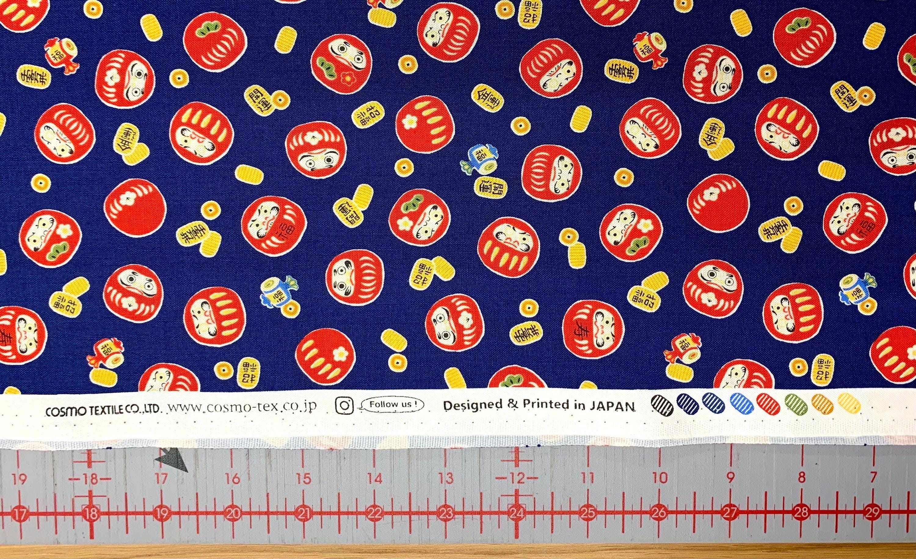 Cosmo - Little Daruma Cotton - Blue
