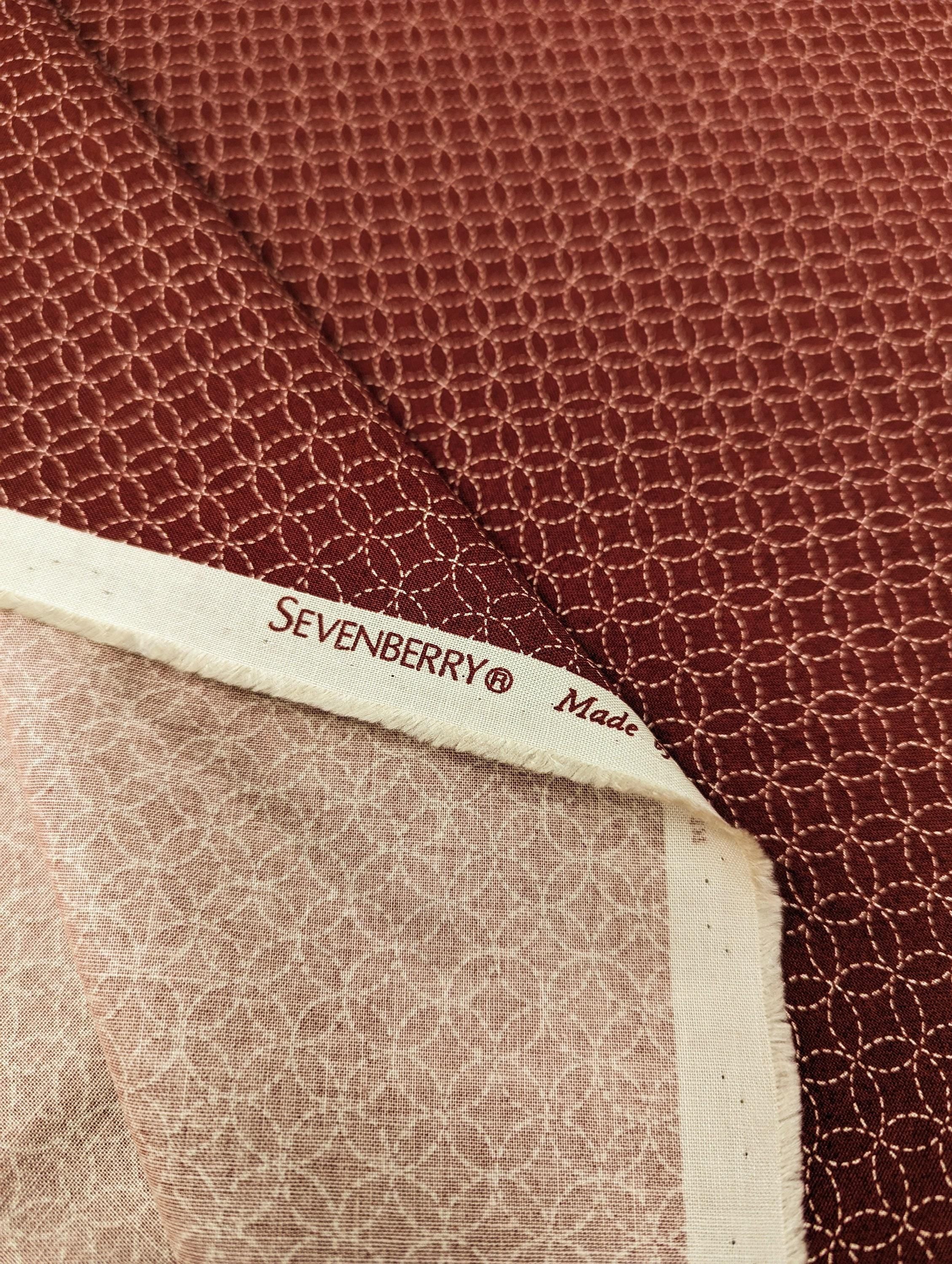 Sevenberry - Small Shippo Cotton Fabric - Red