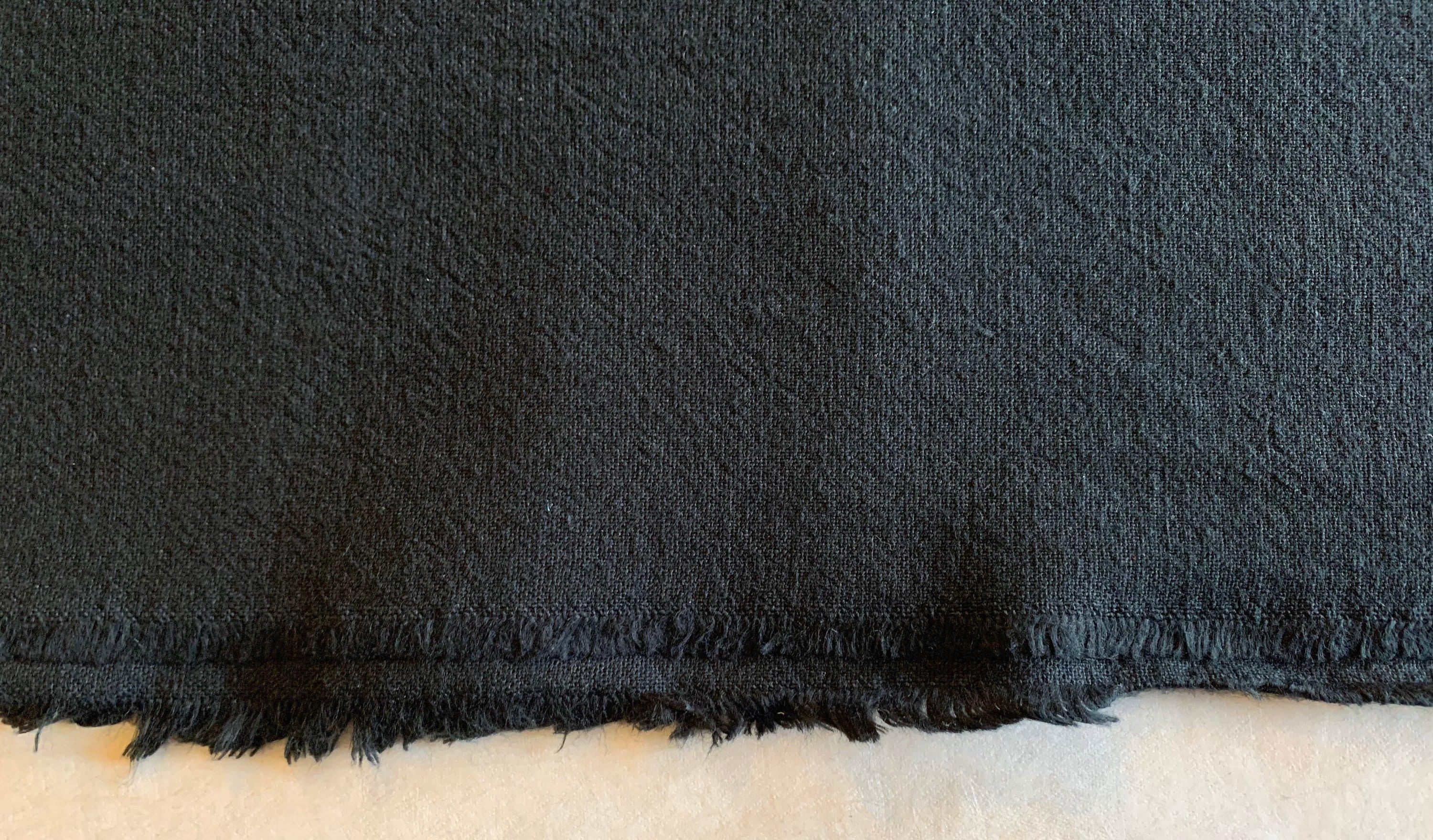 Cosmo - Cotton/Linen Blend Canvas - Jet Black