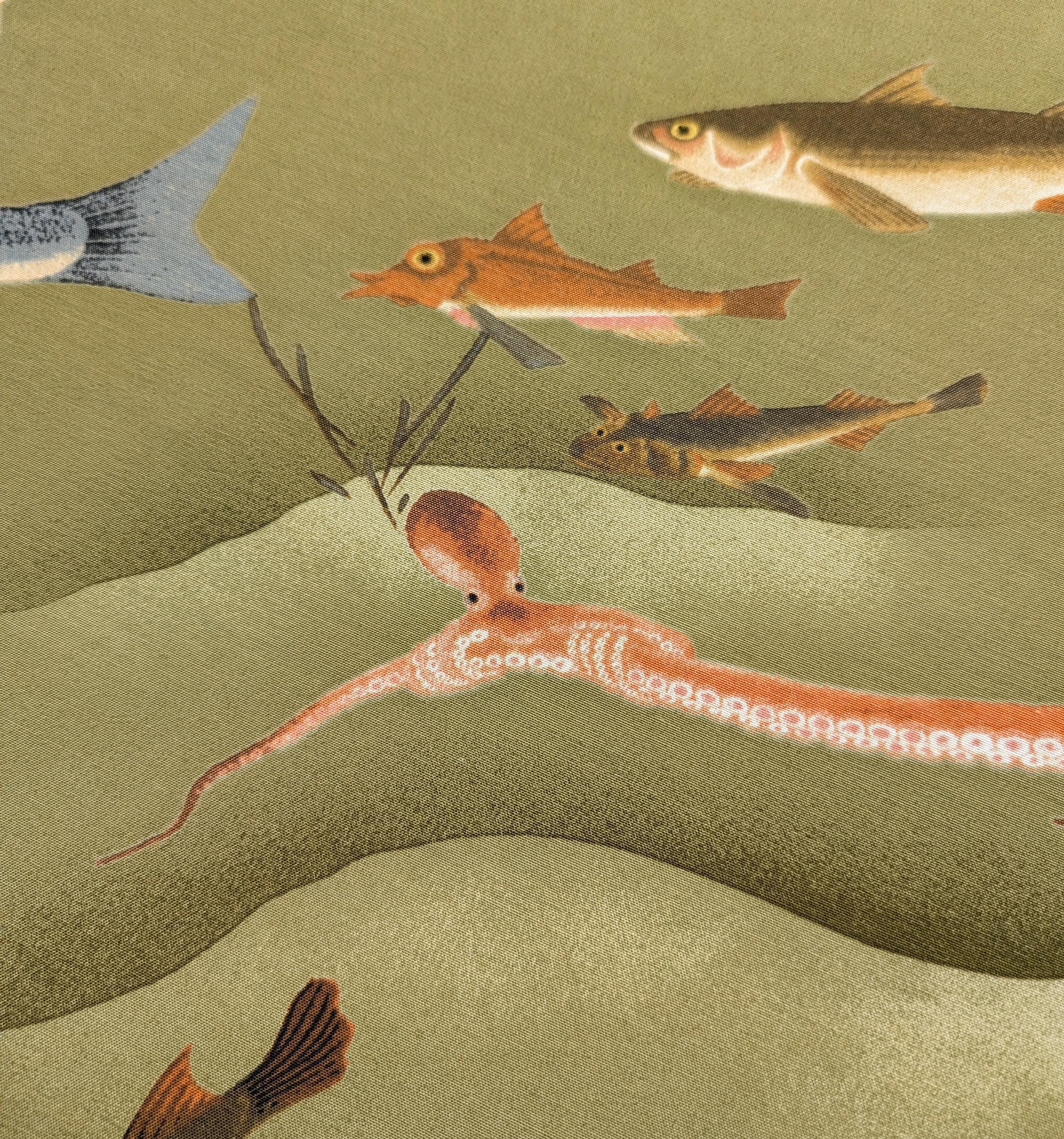 Hokkoh - Ocean Creatures Rayon - Green