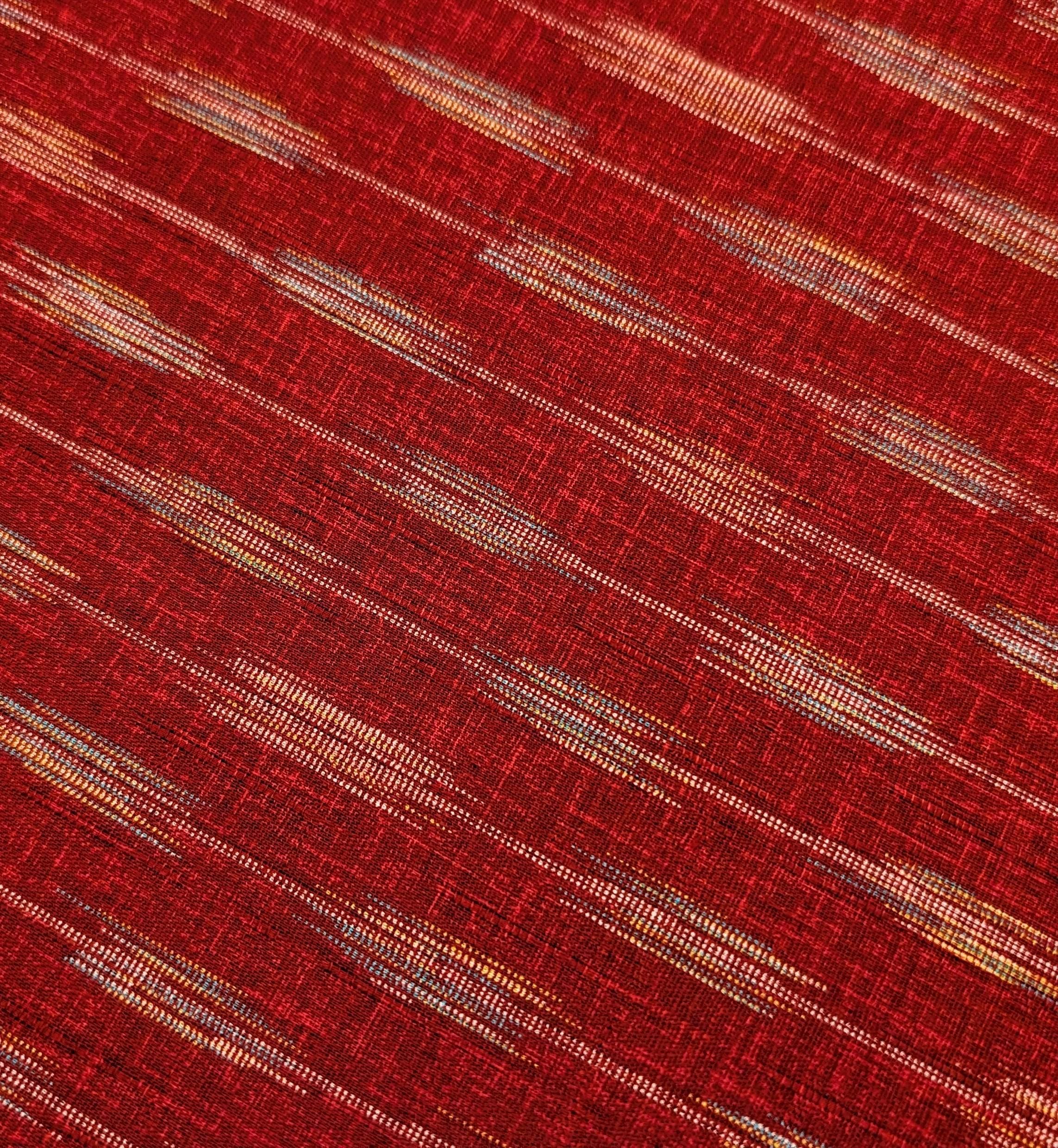 Morikiku - Arrows Cotton Dobby - Red