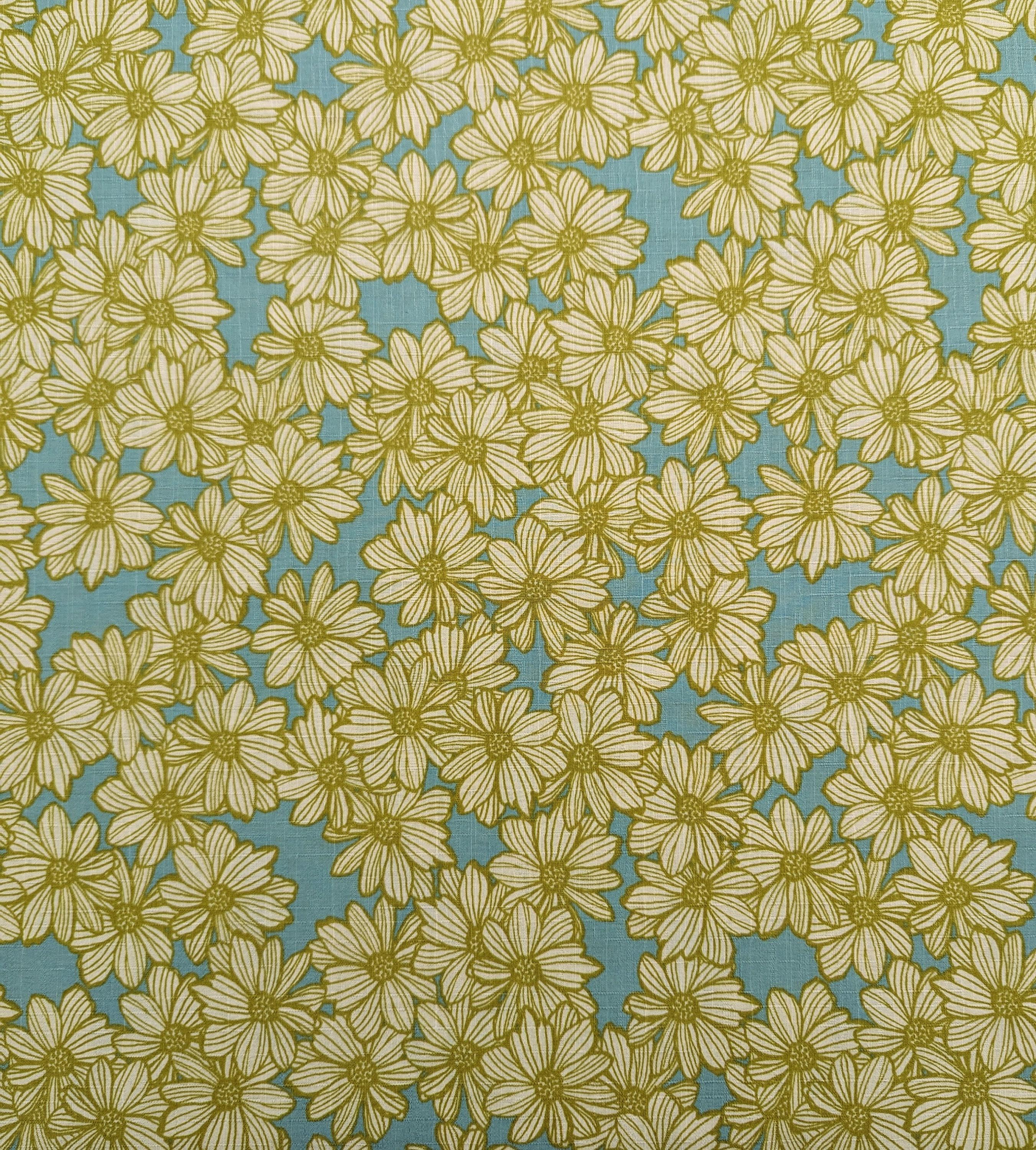 Koizumi - Summer Sunflowers Cotton Dobby - Yellow