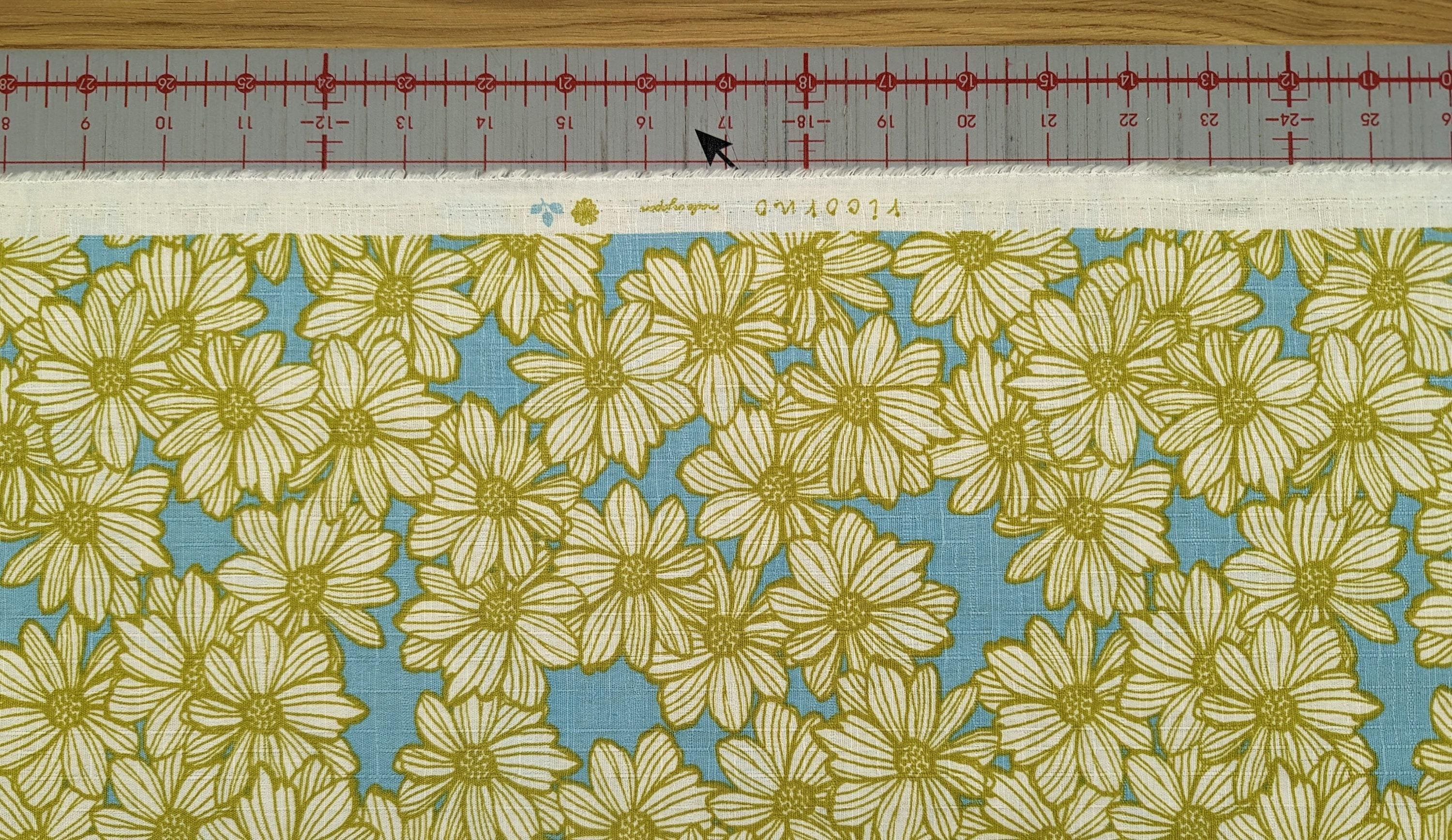 Koizumi - Summer Sunflowers Cotton Dobby - Yellow
