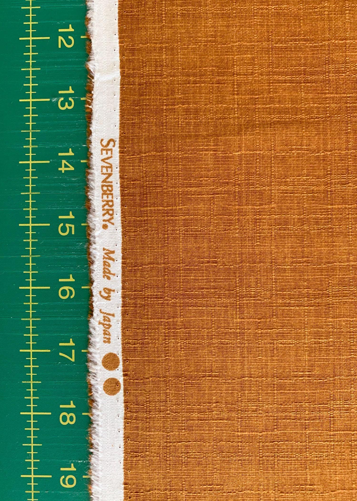 Sevenberry - Solid Color Cotton Dobby - Copper