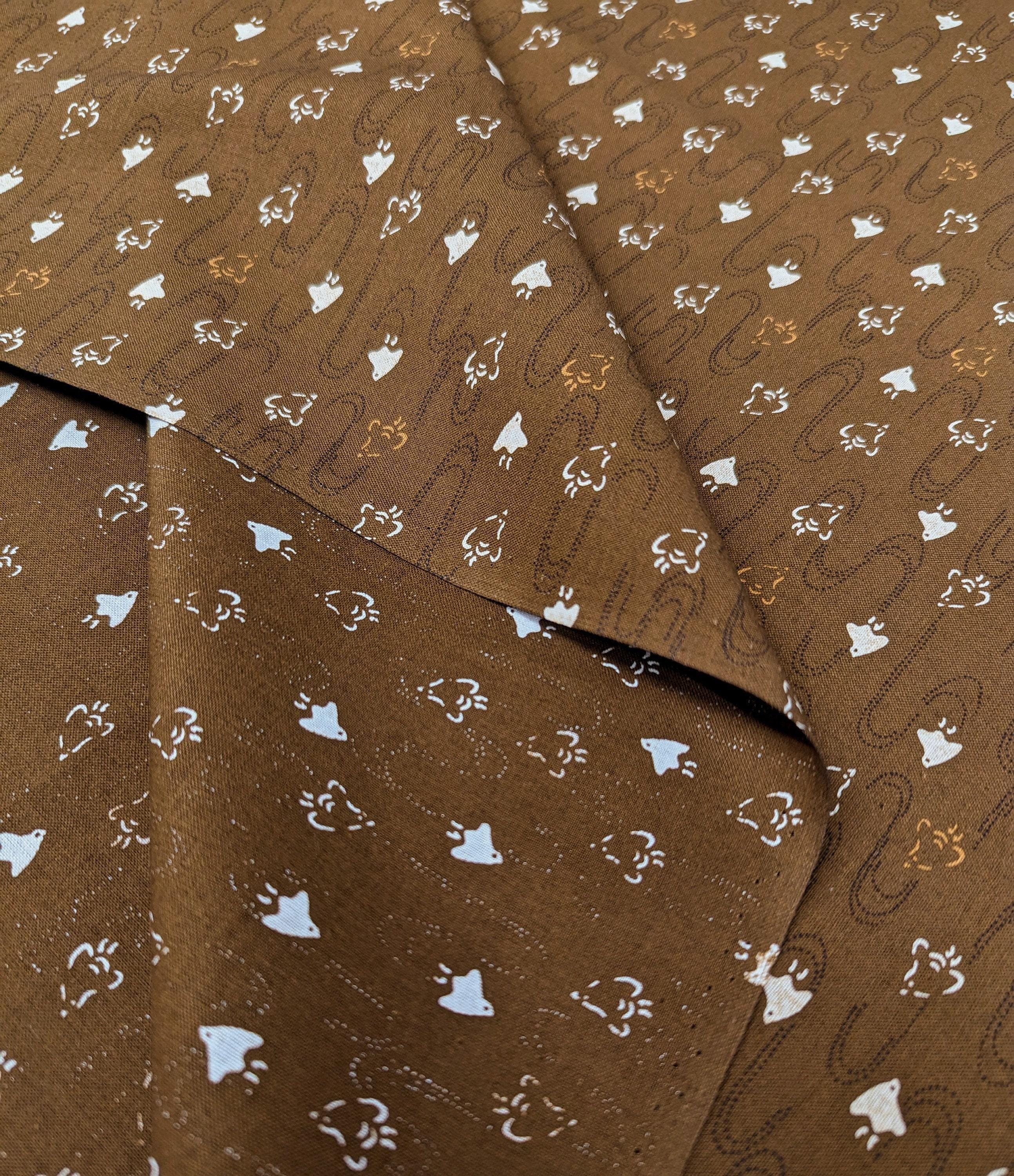 Sevenberry - Chidori Cotton Fabric - Brown