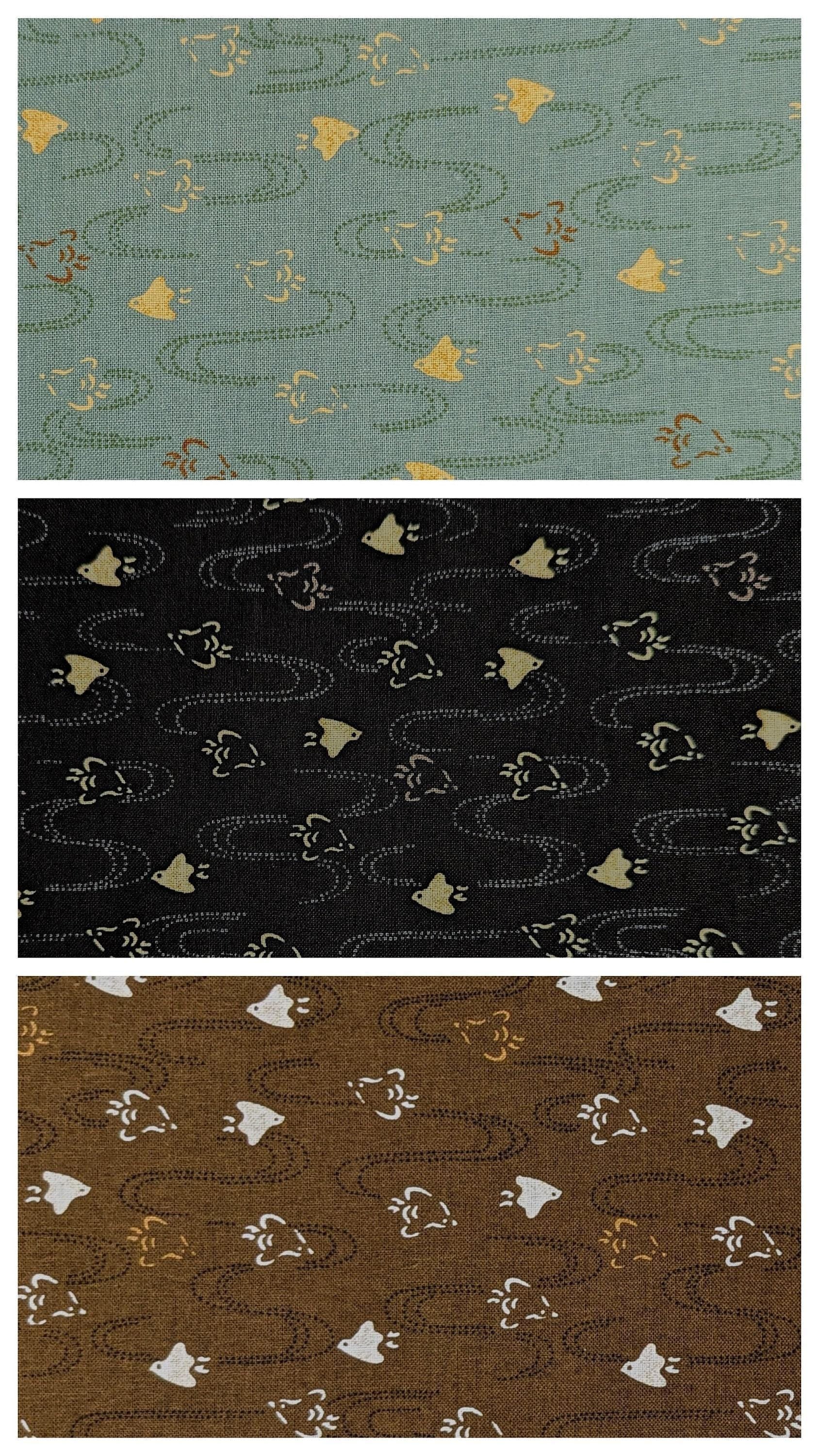 Sevenberry - Chidori Cotton Fabric - Brown