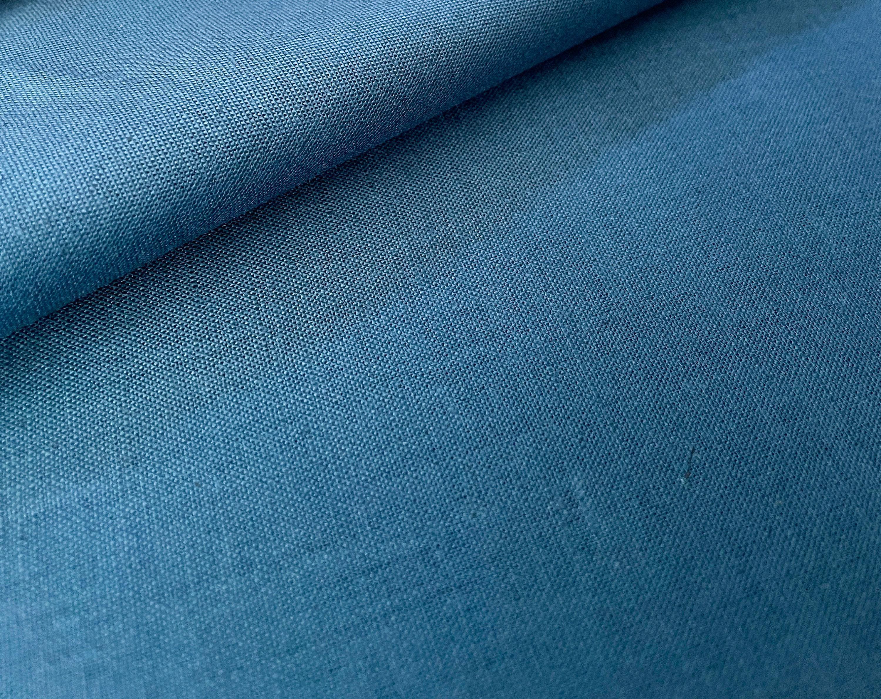 Koizumi - Momen-T Solids in Bahama Cotton/Linen - Blue