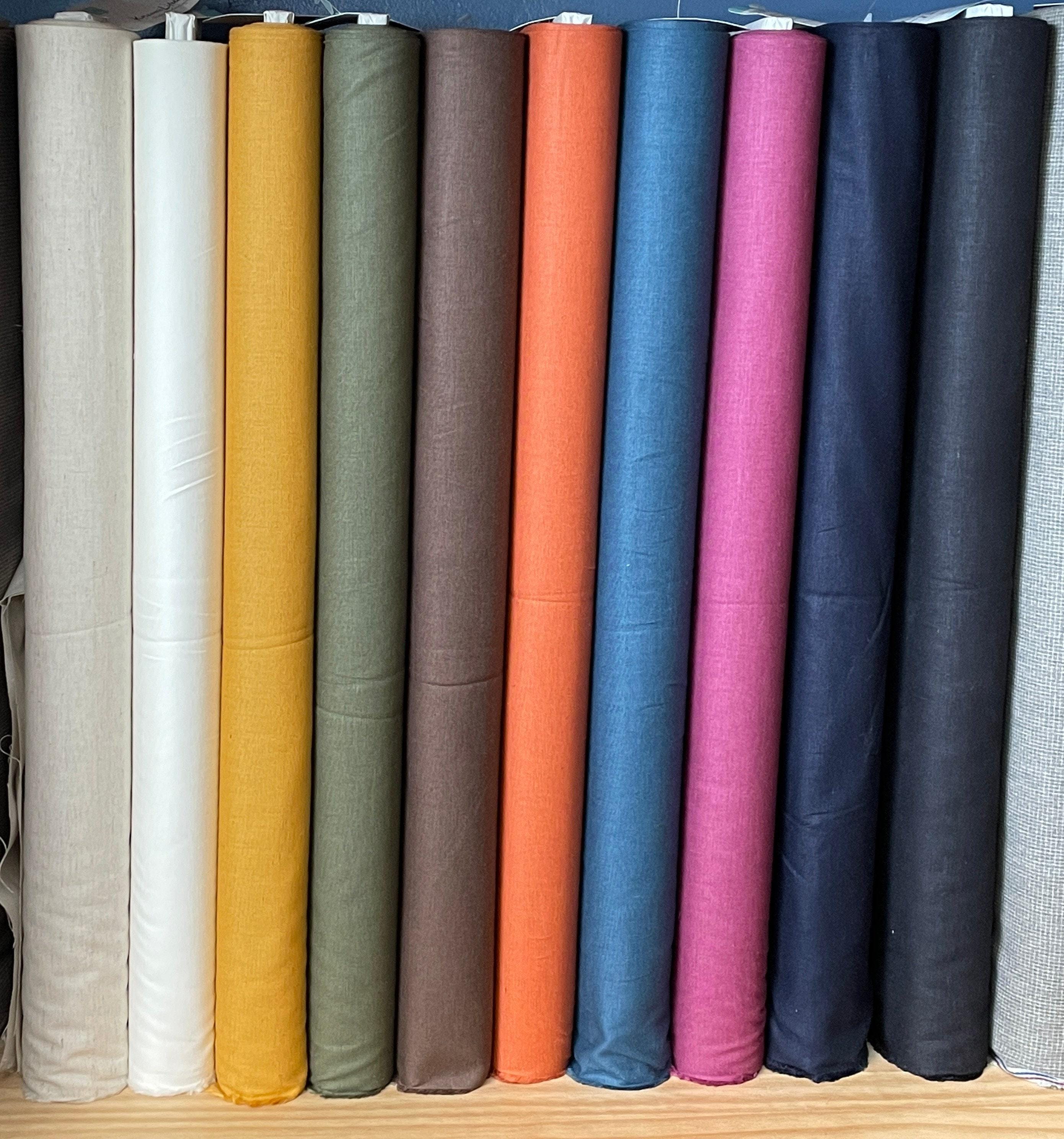 Koizumi - Momen-T Solids in Bahama Cotton/Linen - Blue