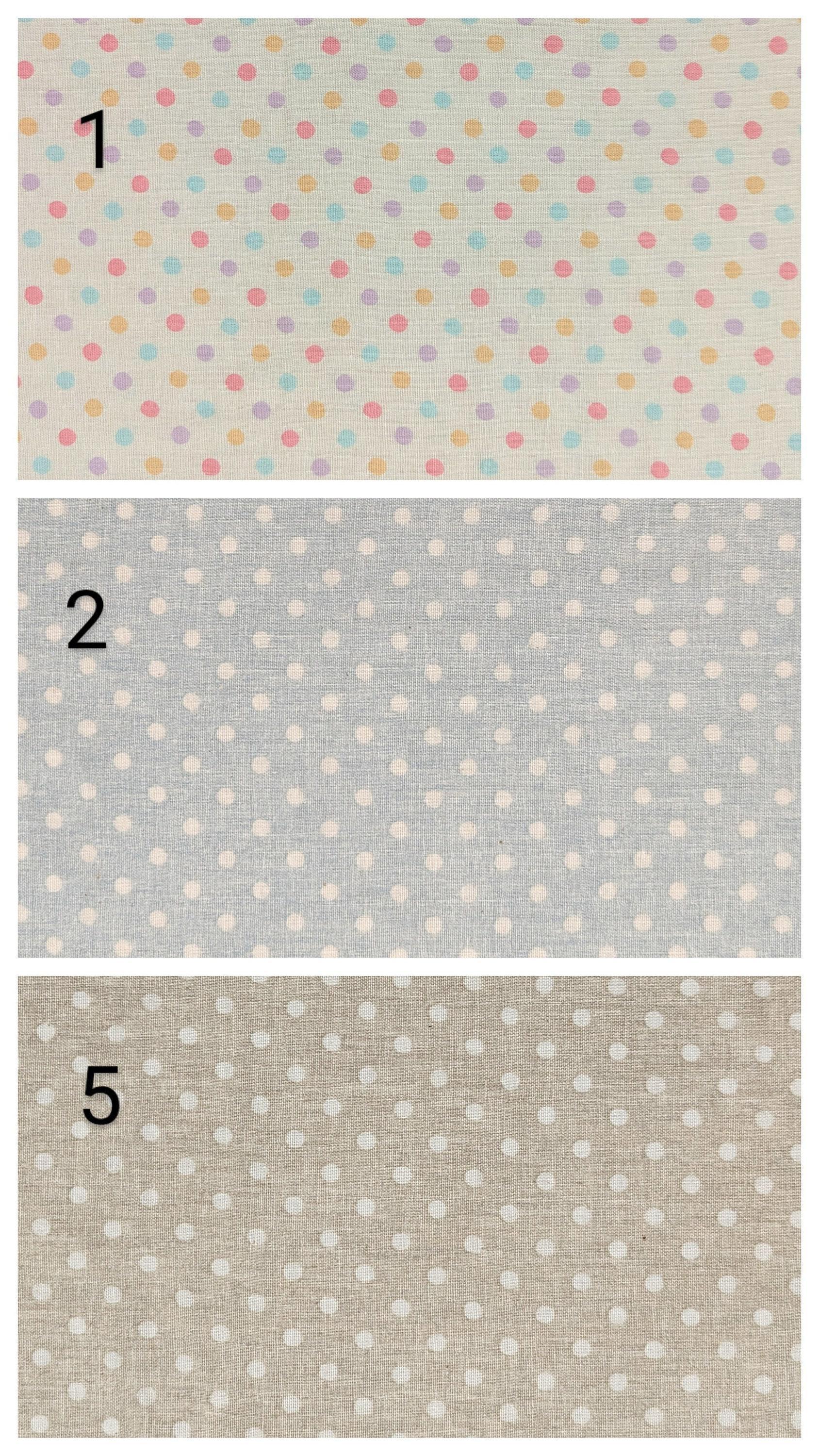 Sevenberry - Small Polka Dot Cotton Double Gauze - Rainbow