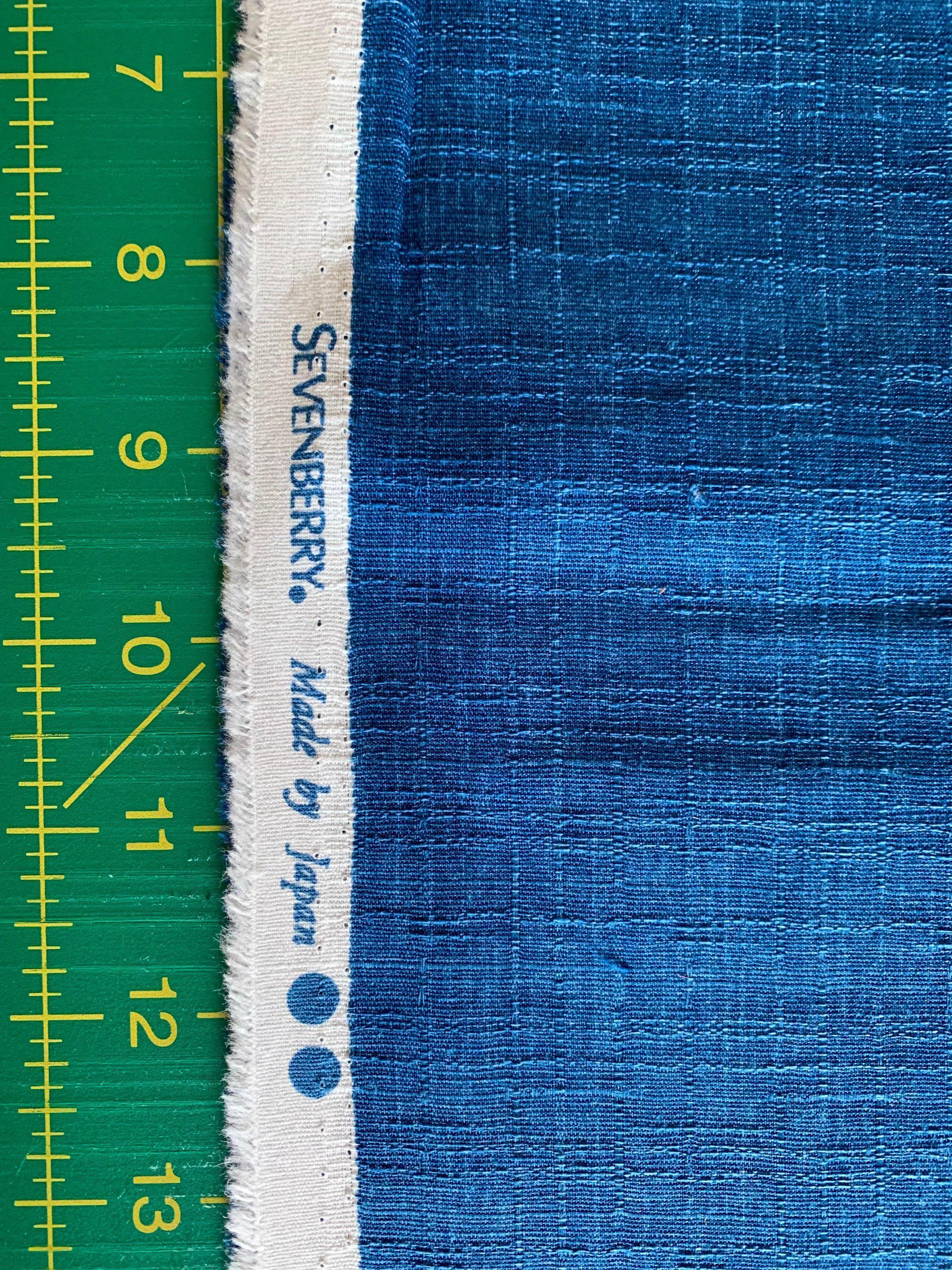 Sevenberry - Solid Color Cotton Dobby - Cobalt Blue