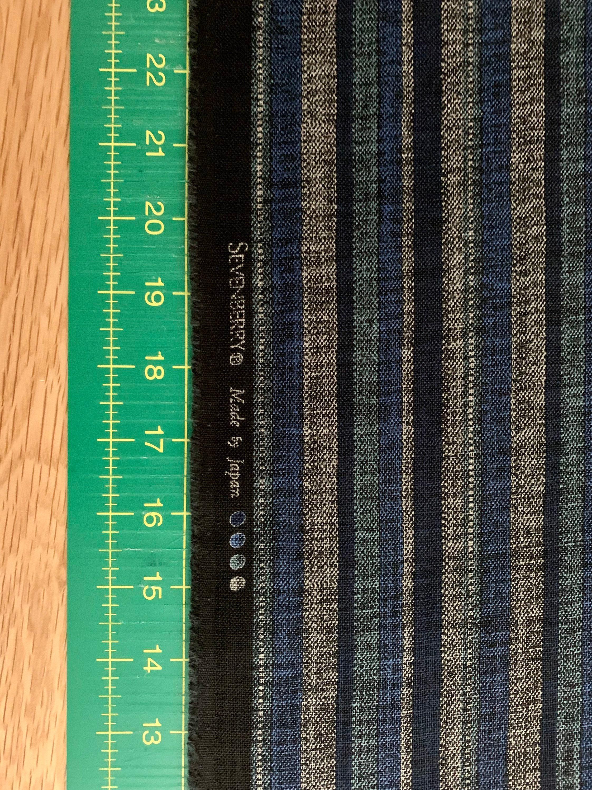 Sevenberry - Rustic Wide Stripe Cotton - Blue Black