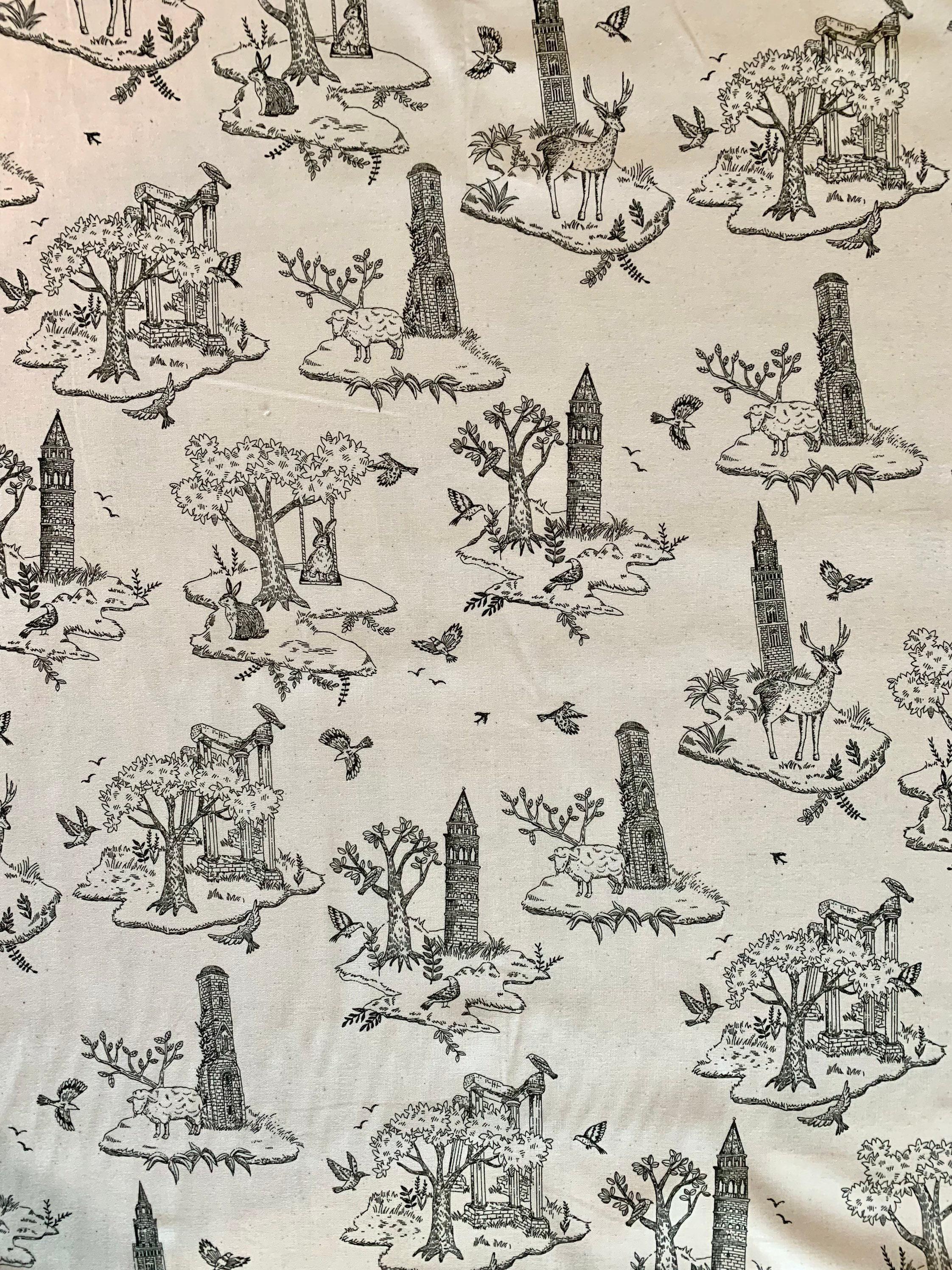 Koizumi - Atelier Cocon Animal Toile Cotton - Beige Black