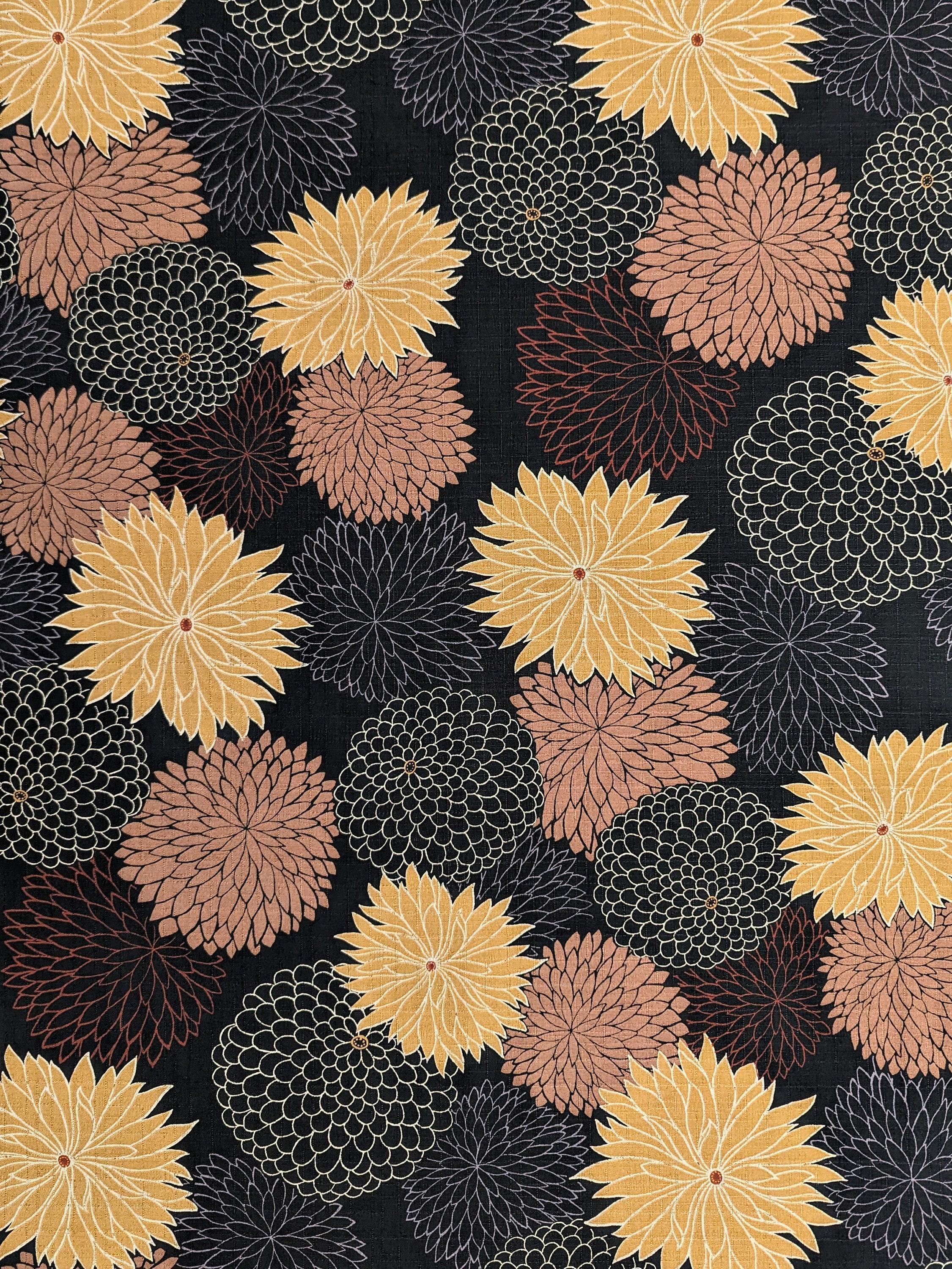 Kobayashi - Bursting Chrysanthemum Cotton Dobby - Summer