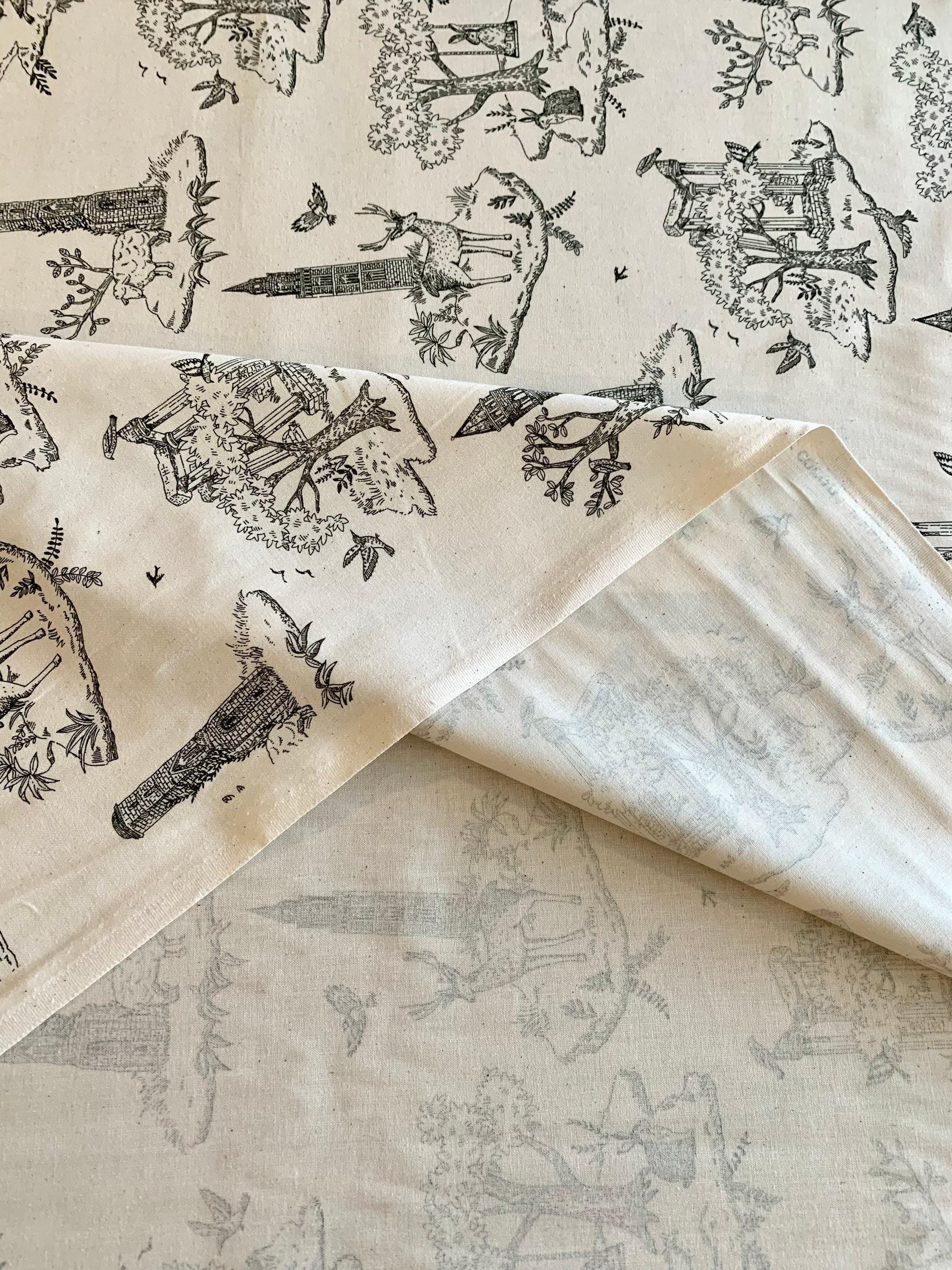 Koizumi - Atelier Cocon Animal Toile Cotton - Beige Black